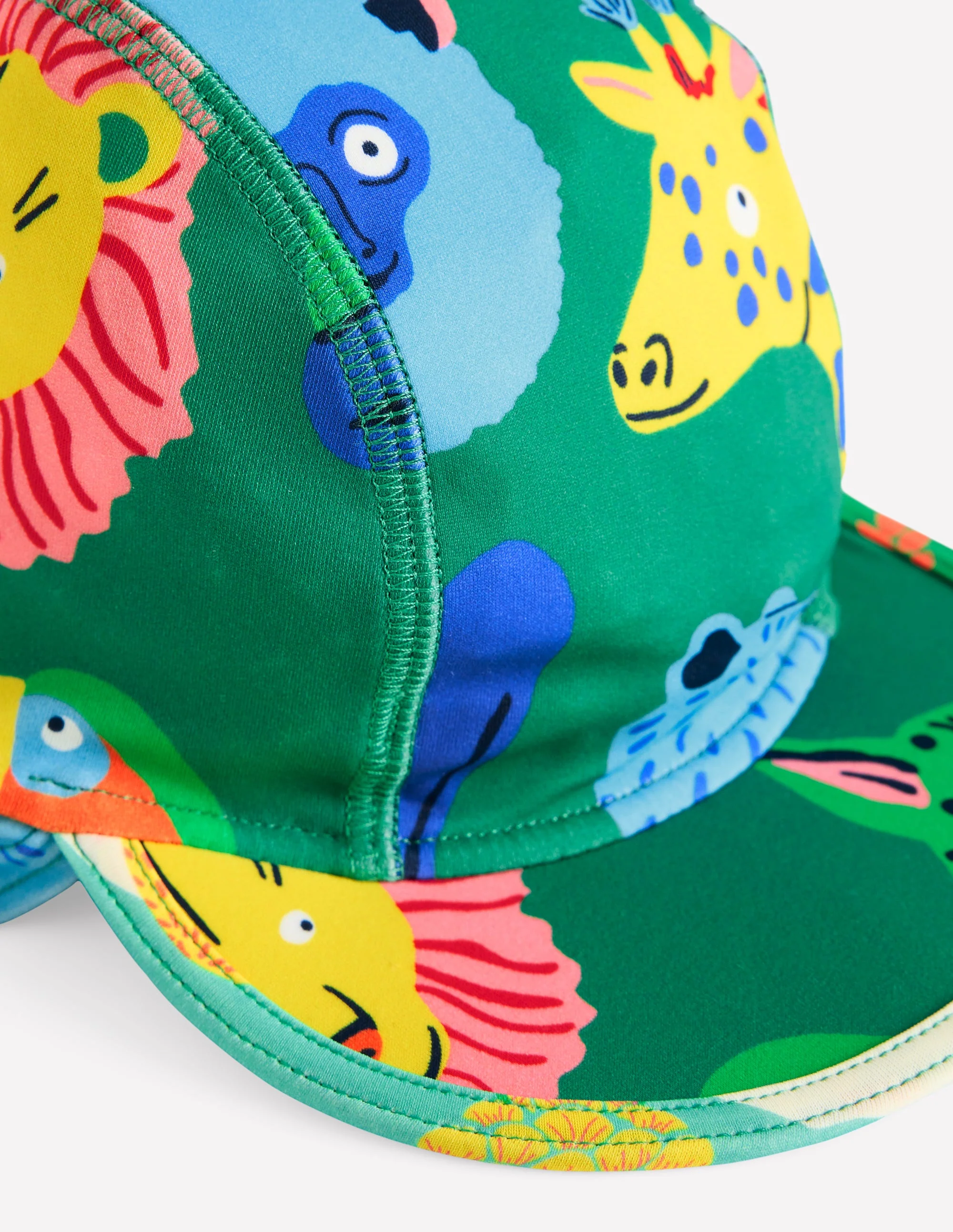 Fun Sun Safe Hat-Multi Animal Faces - Image 2