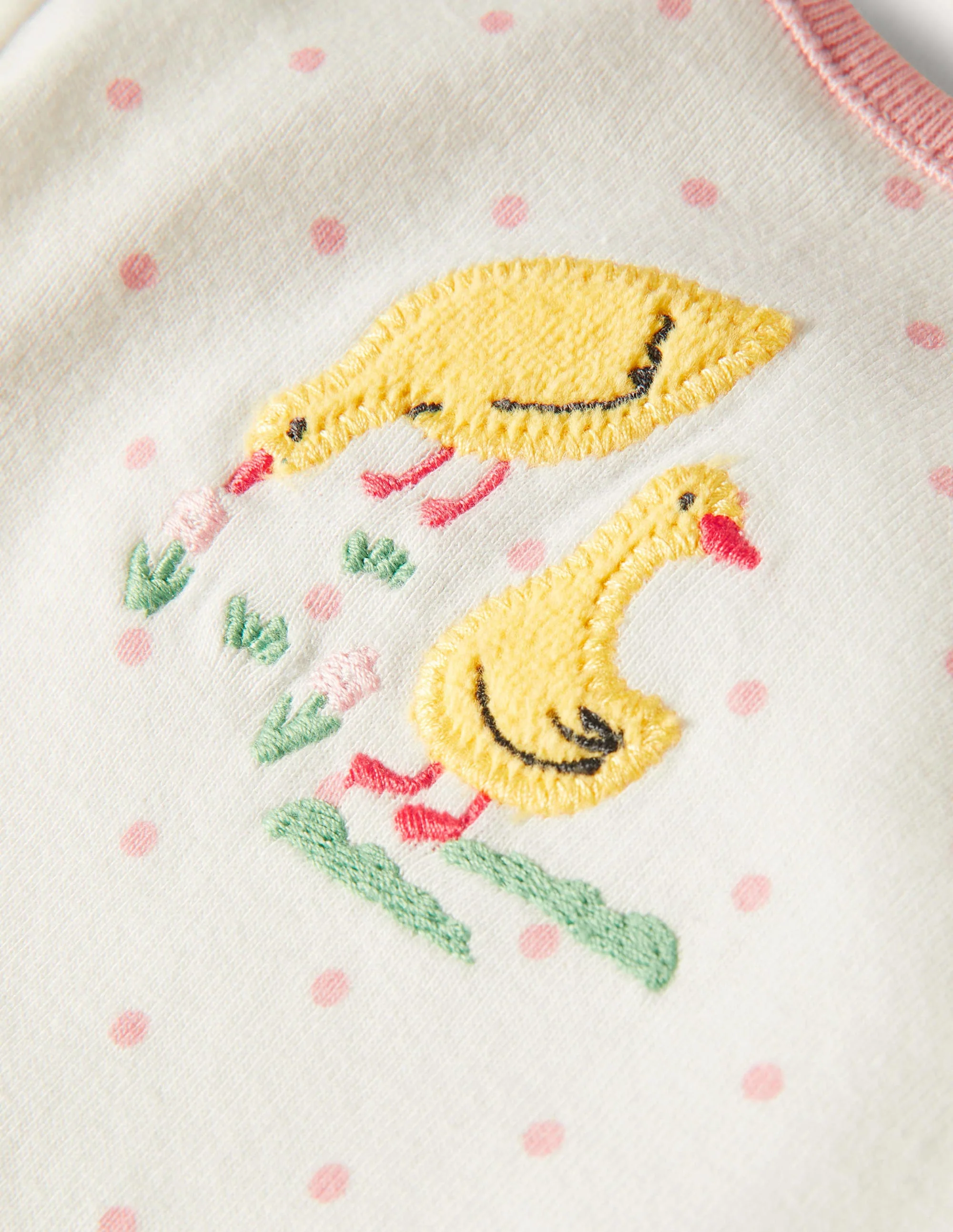 GOTS Organic 3 Pack Bodysuits-Multi Farmyard Friends - Image 3