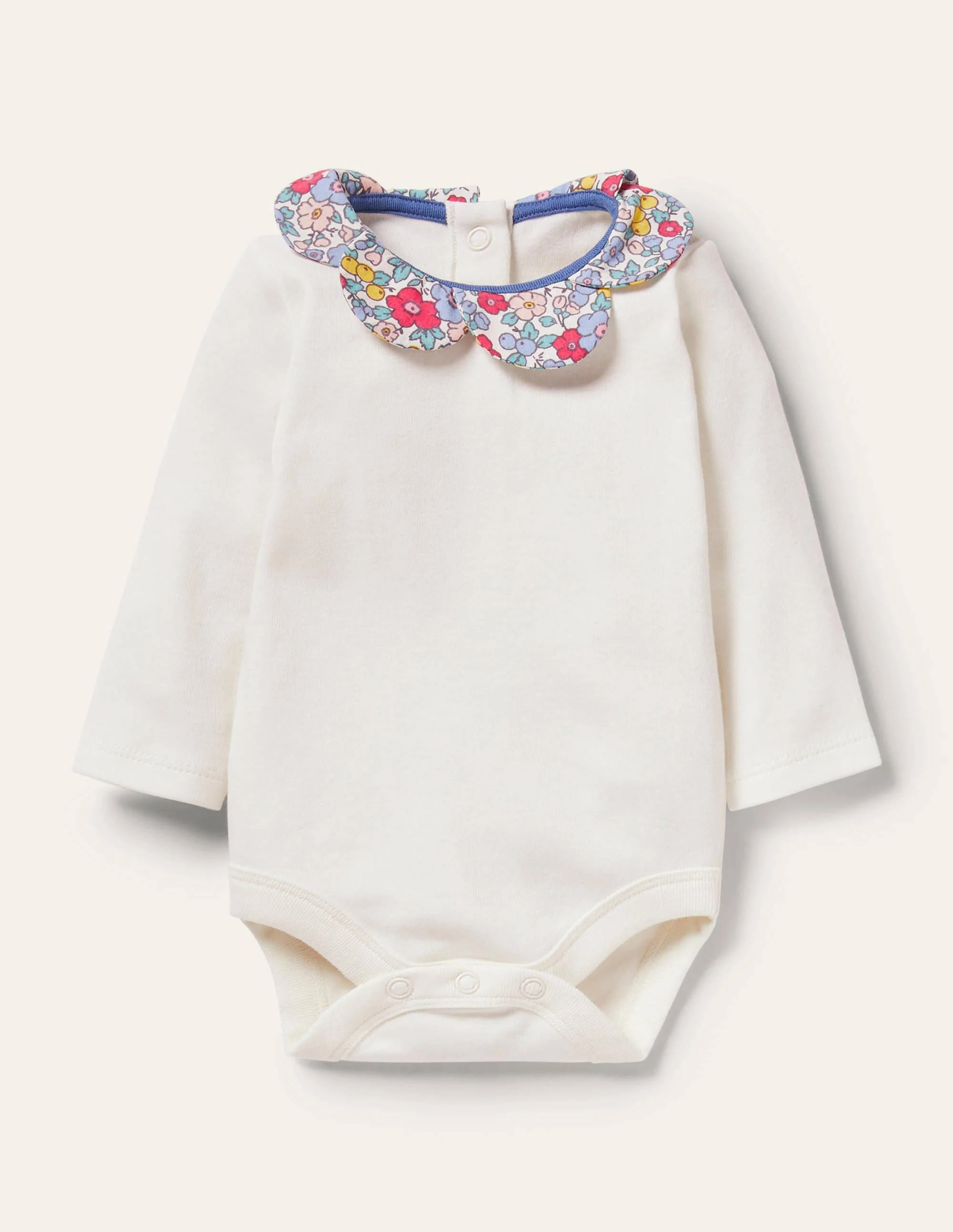 Interest Collar Body-Multi Apple Blossom Floral