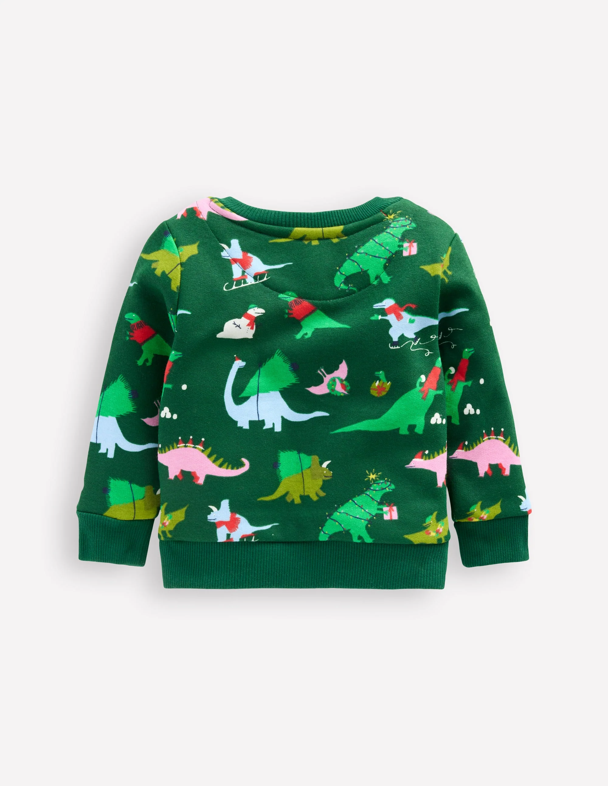 Printed Sweatshirt-Green Dinos - Image 2