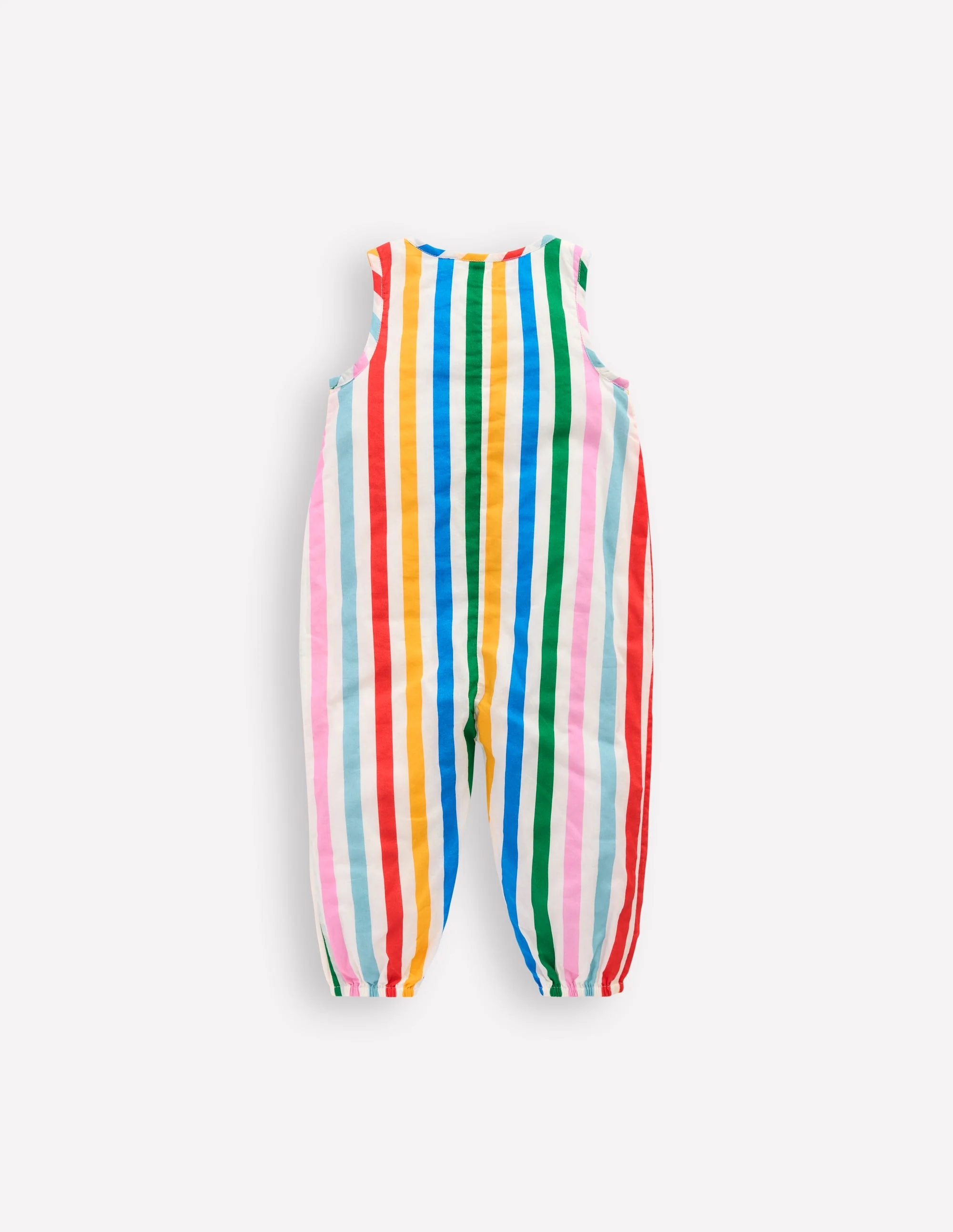 Woven Romper-Rainbow Multi Stripe - Image 2