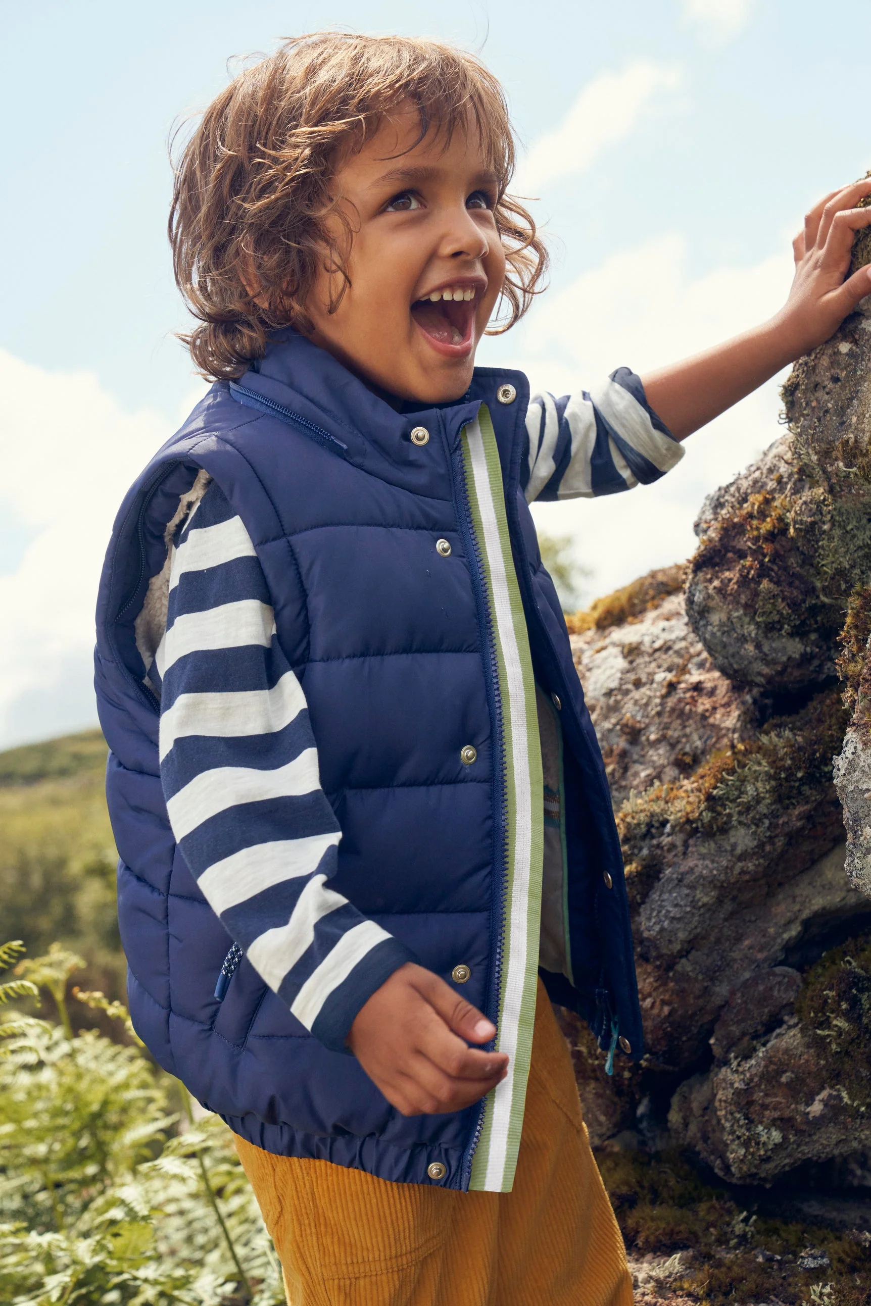 2-in-1 Padded Coat-French Navy - Image 5