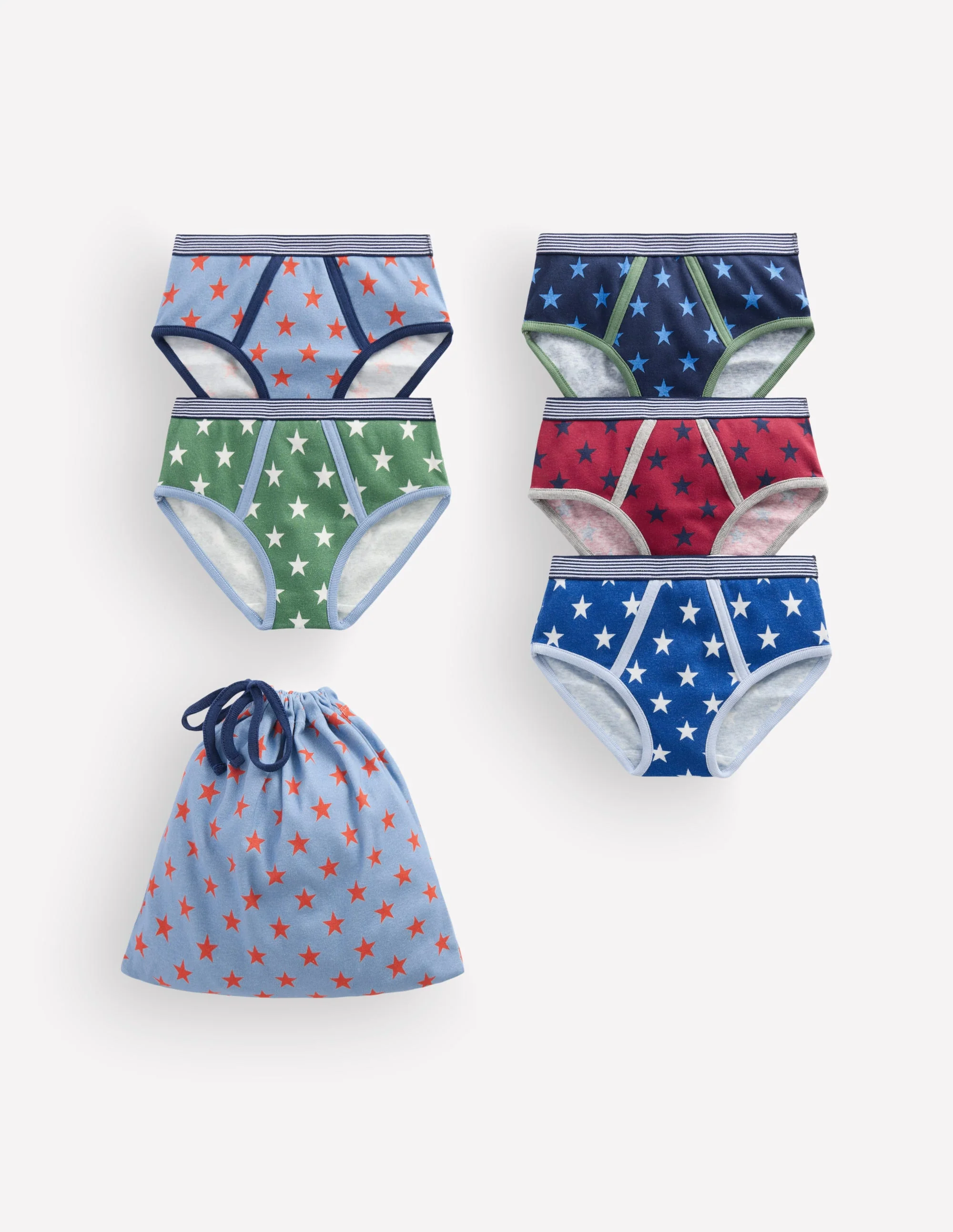 5-pack Pants-Multi Star