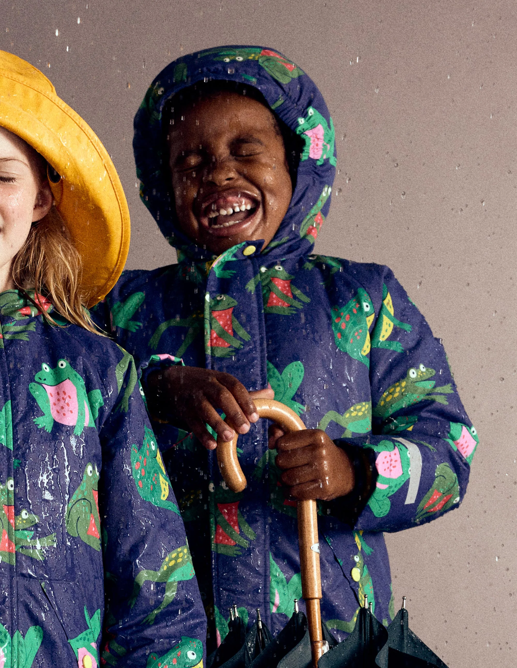 Borg Lined Anorak-Twilight Frogs - Image 6