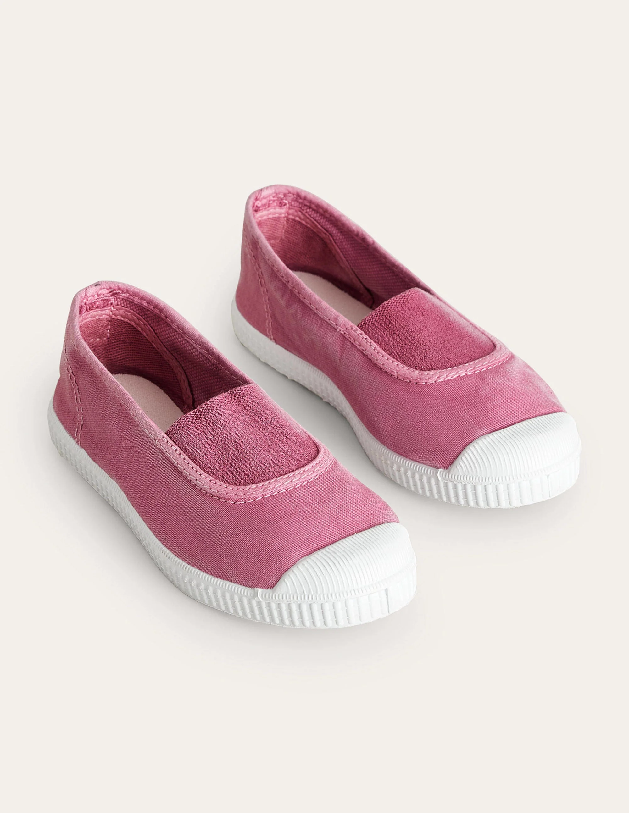 Canvas Plimsolls-Pink - Image 2