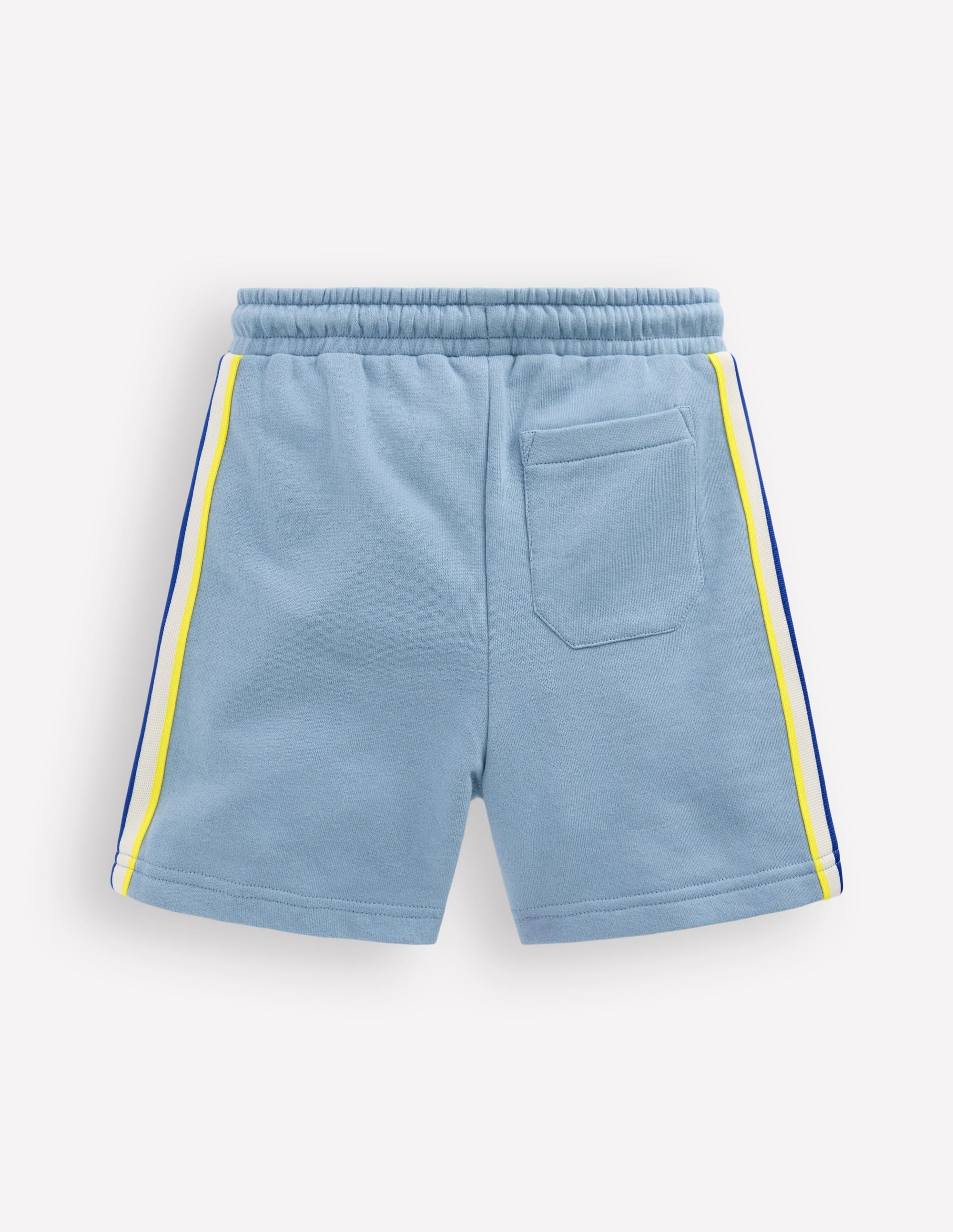 Colourblock Shorts-Blue Colourblock Side - Image 2