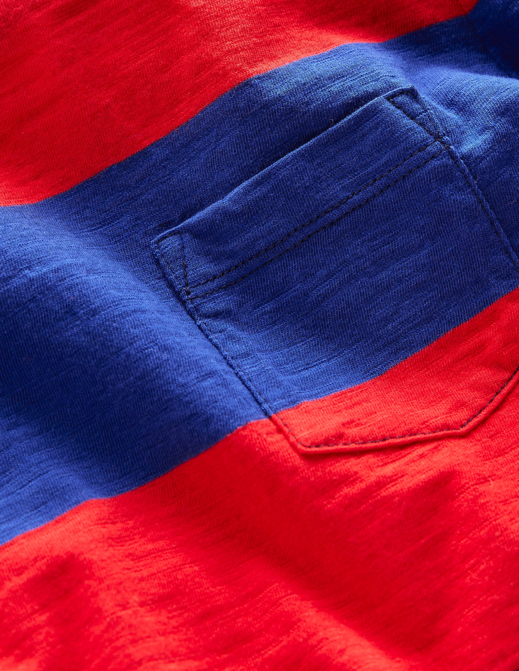 Everyday Short Sleeve T-Shirt-Poppy Red /Sapphire Blue - Image 3