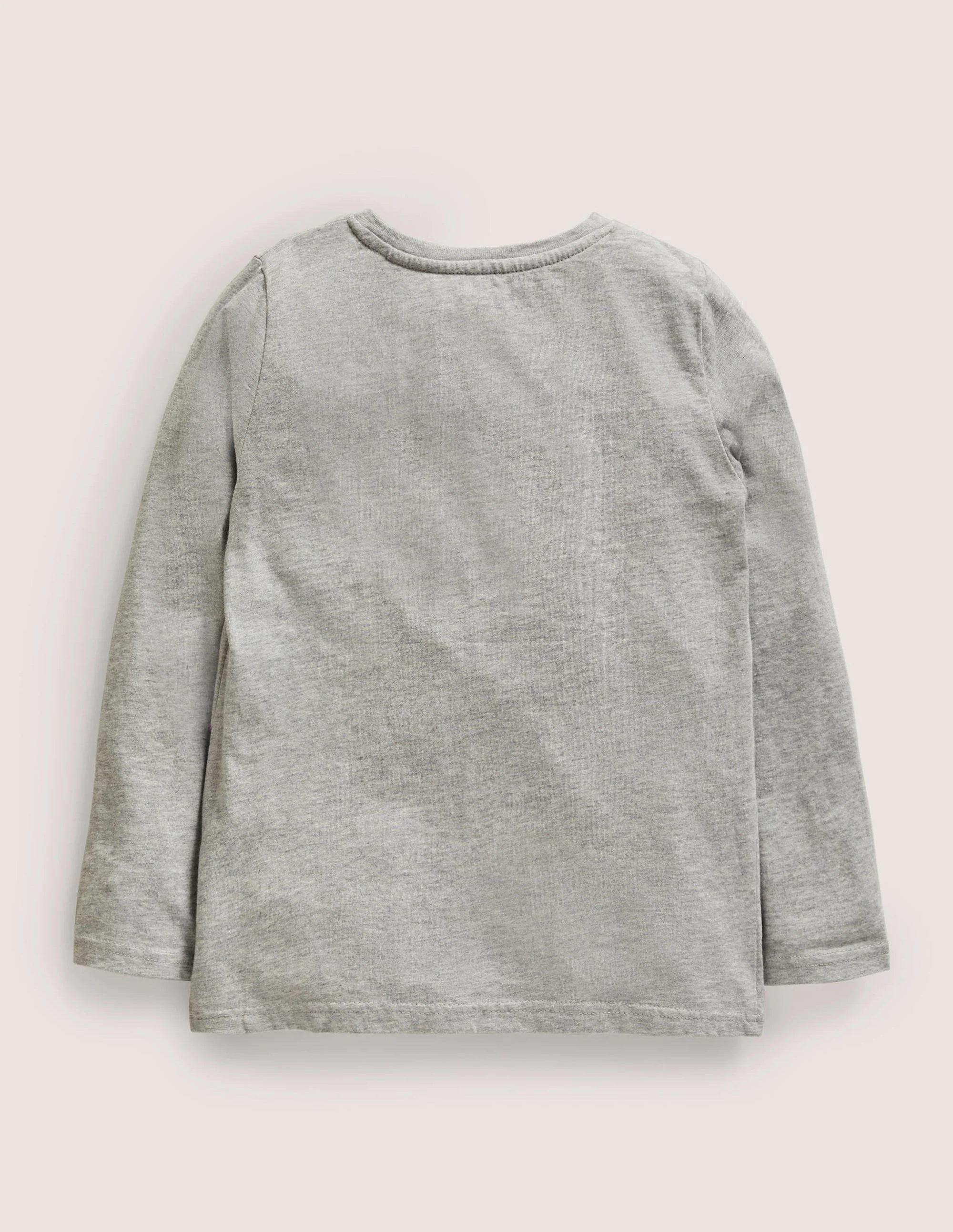 Halloween Flap T-shirt-Marl Grey Ghost Train - Image 2