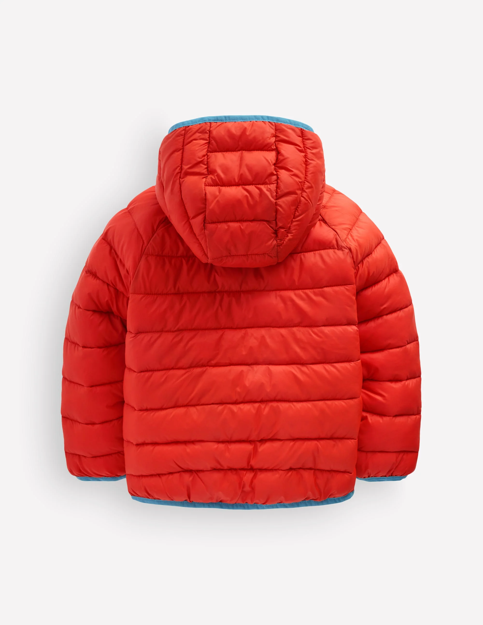 Pack-away Padded Jacket-Aurora Red - Image 2