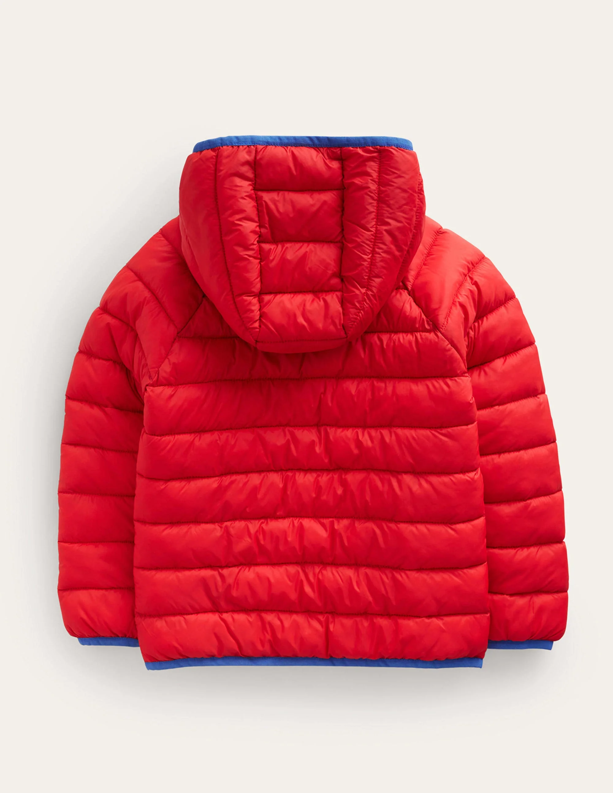 Pack-away Padded Jacket-Rockabilly Red - Image 2