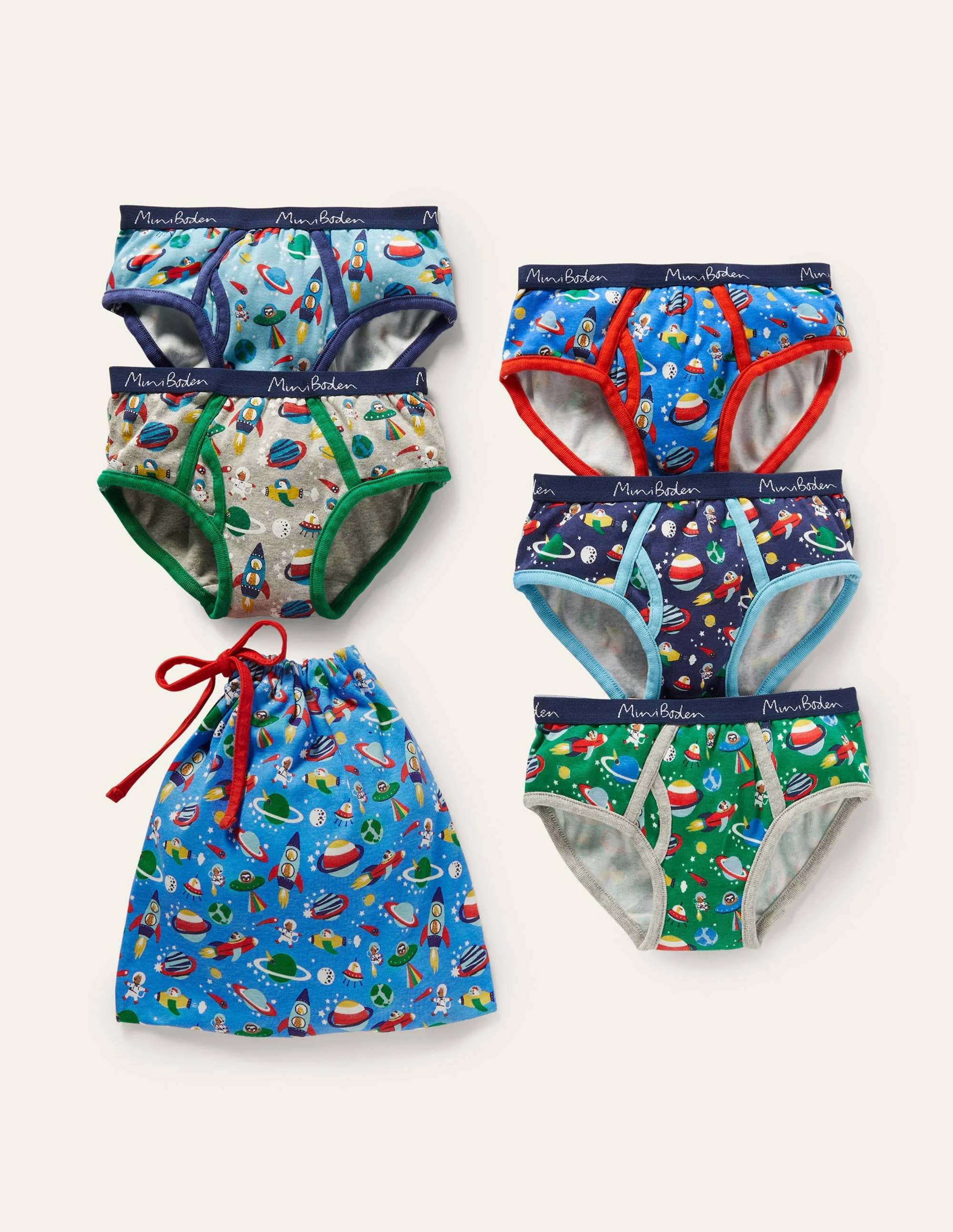 Pants 5 Pack-Multi Space