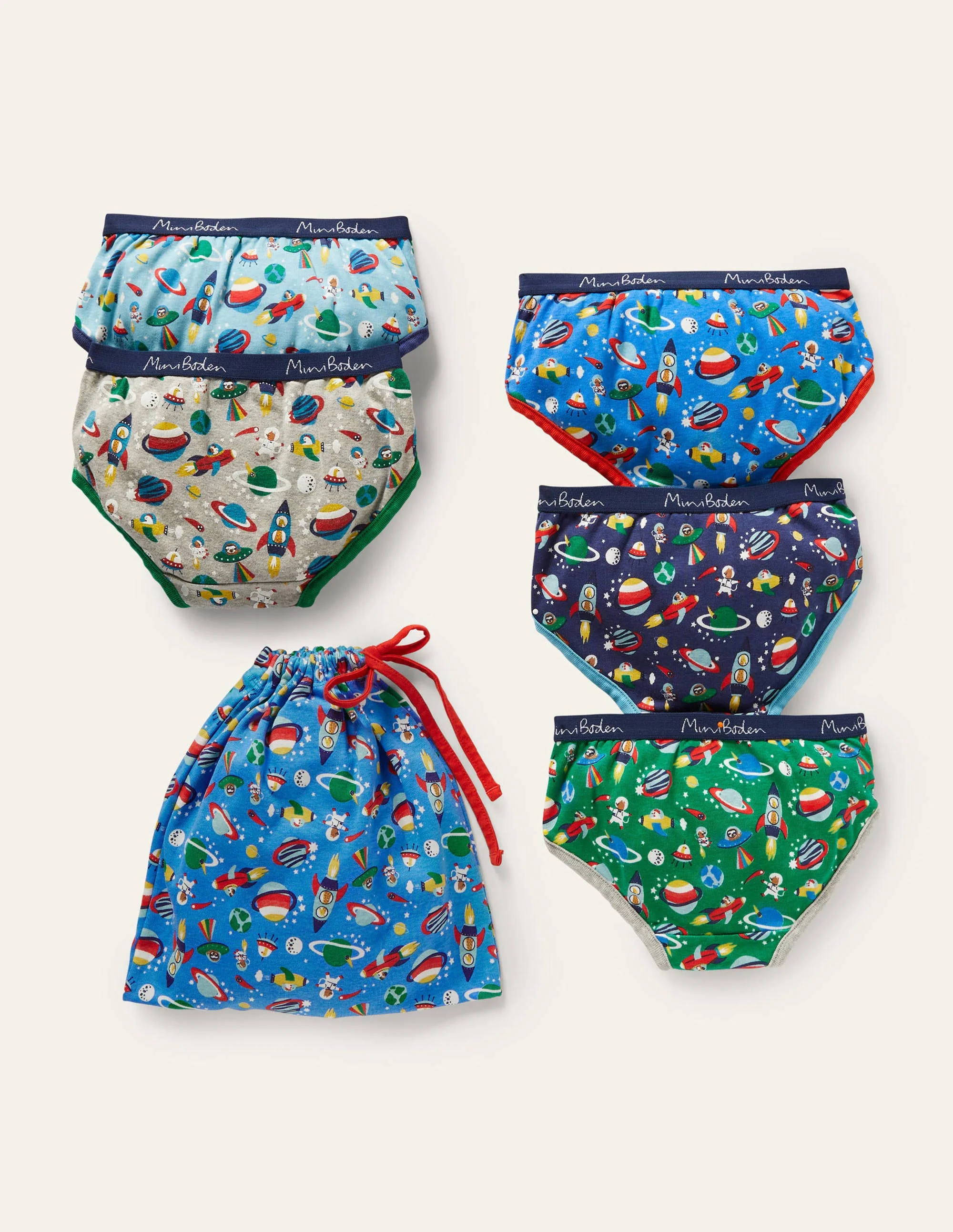 Pants 5 Pack-Multi Space - Image 2