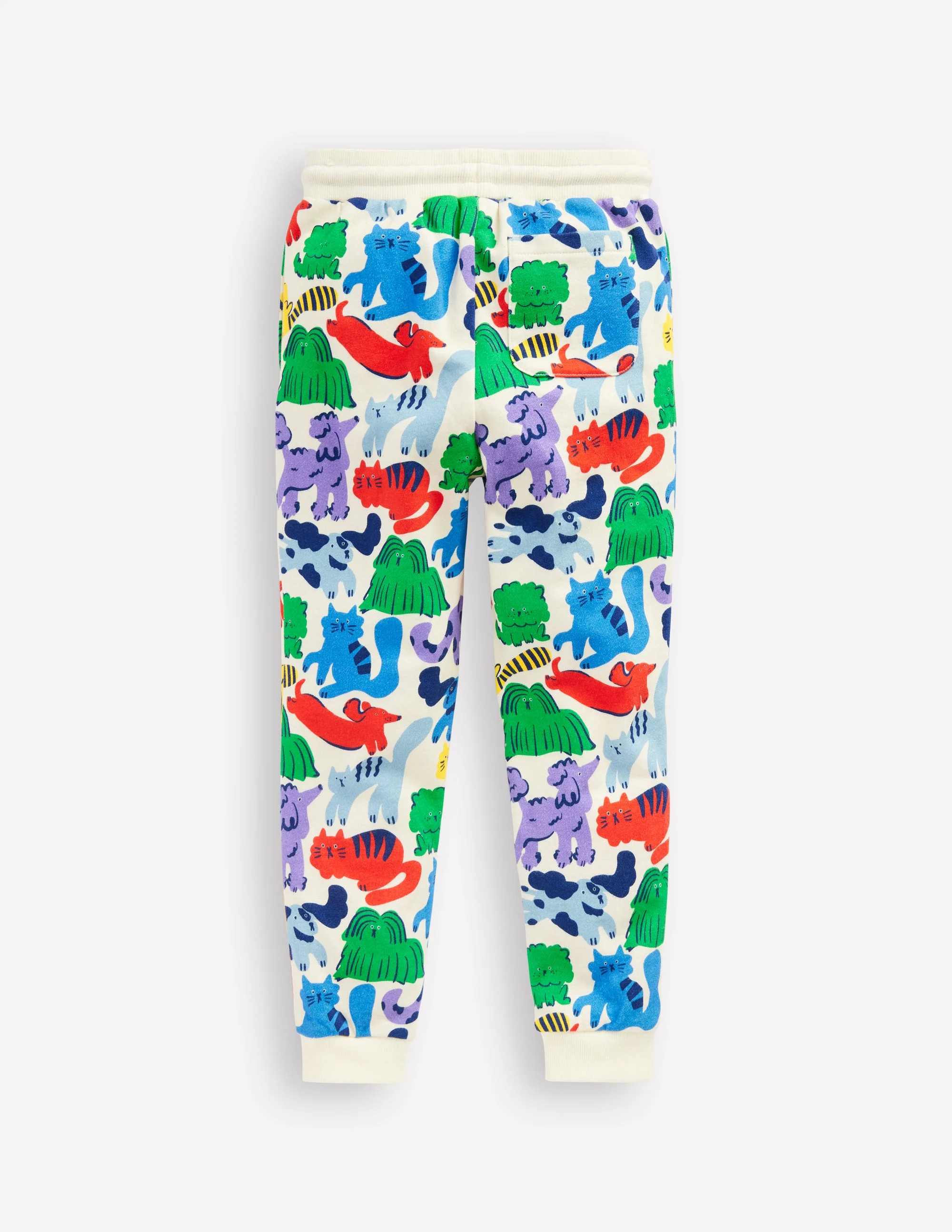 Printed Comfy Joggers-Rainbow Pets - Image 2