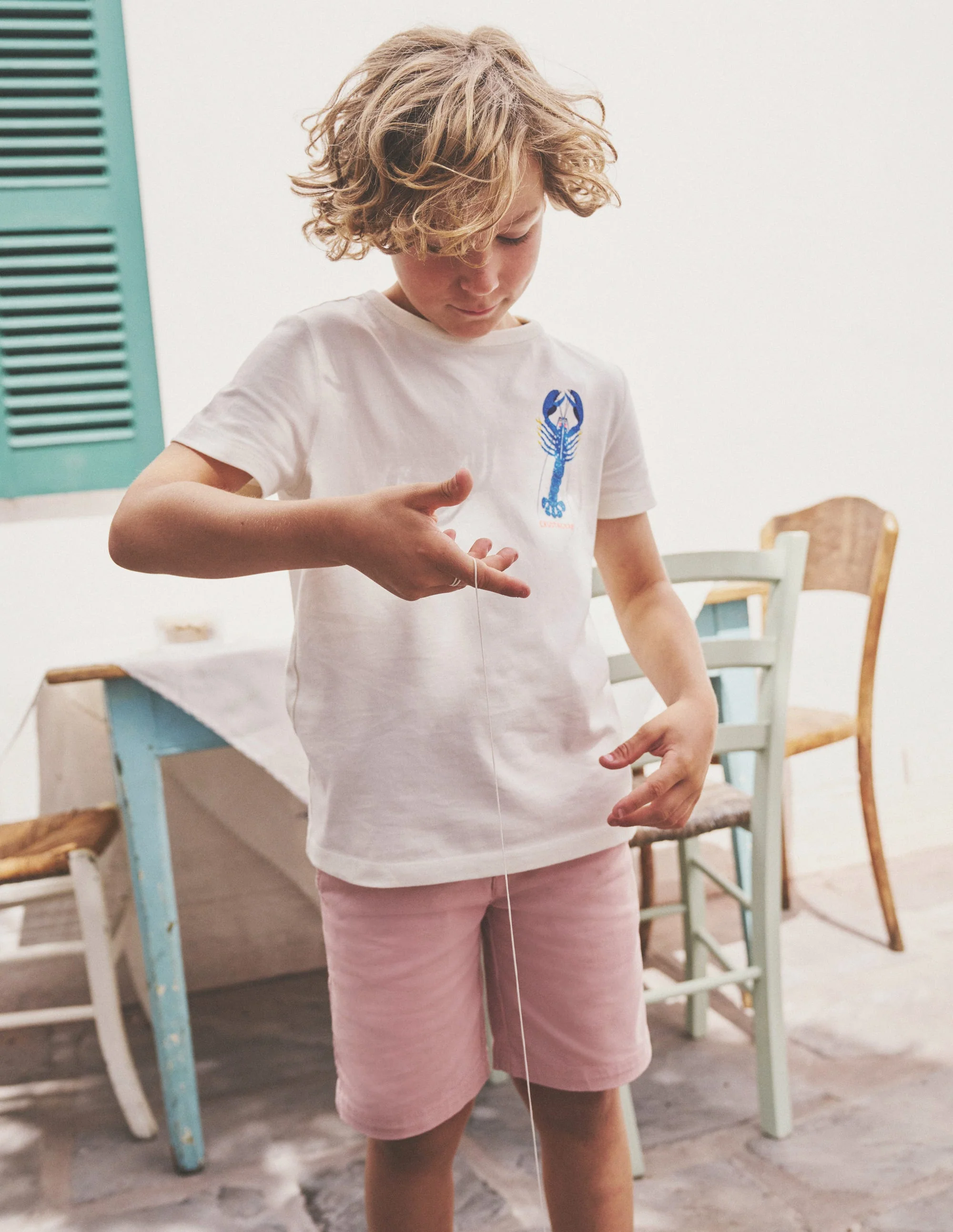 Printed Educational T-shirt-Ivory Crustaceans - Image 4