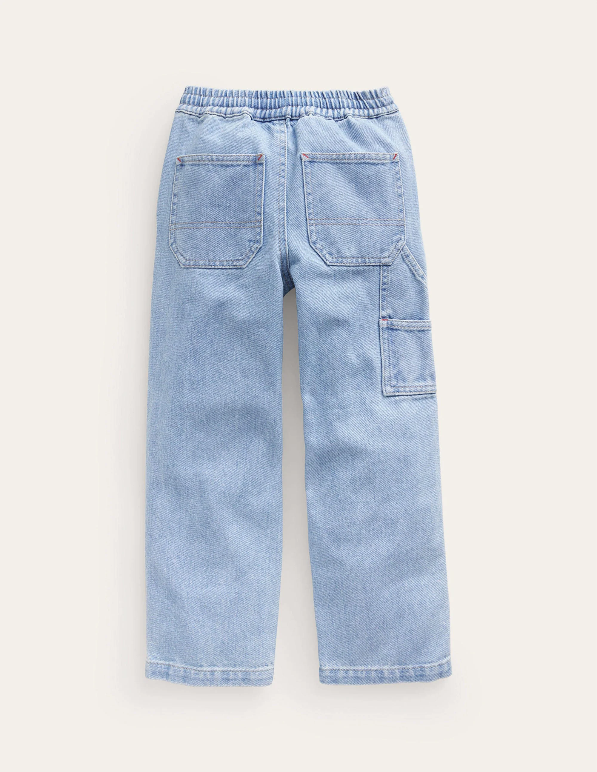 Pull-On Denim Trousers-Light Wash - Image 2