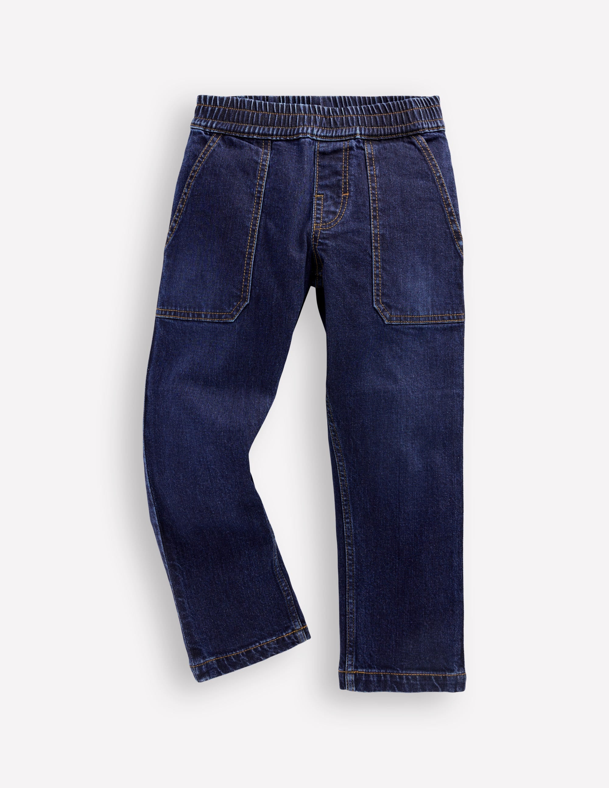 Pull-on Jeans-Dark Wash