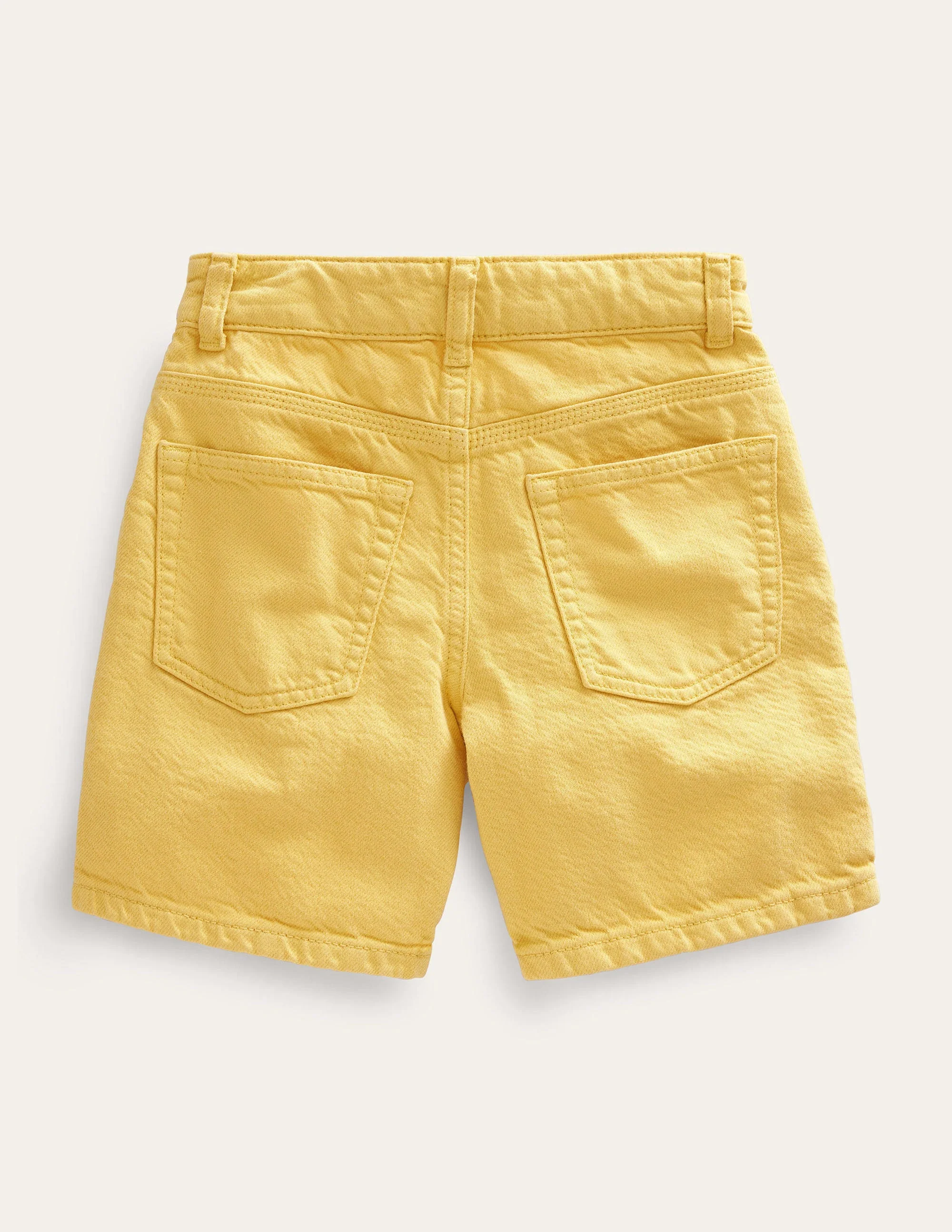 Relaxed Denim Shorts-Yellow - Image 2