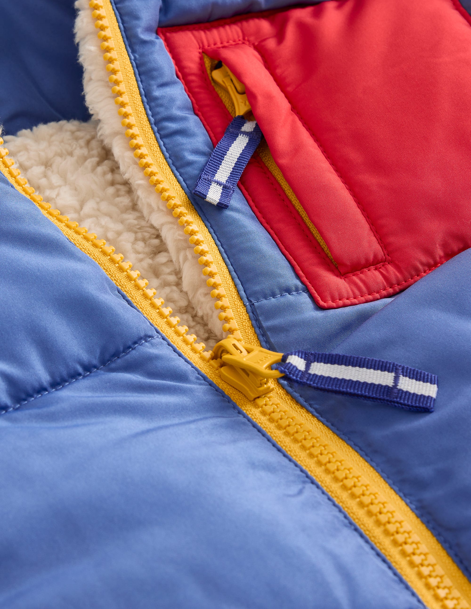 Reversible Cosy Borg Coat-Bluejay - Image 3