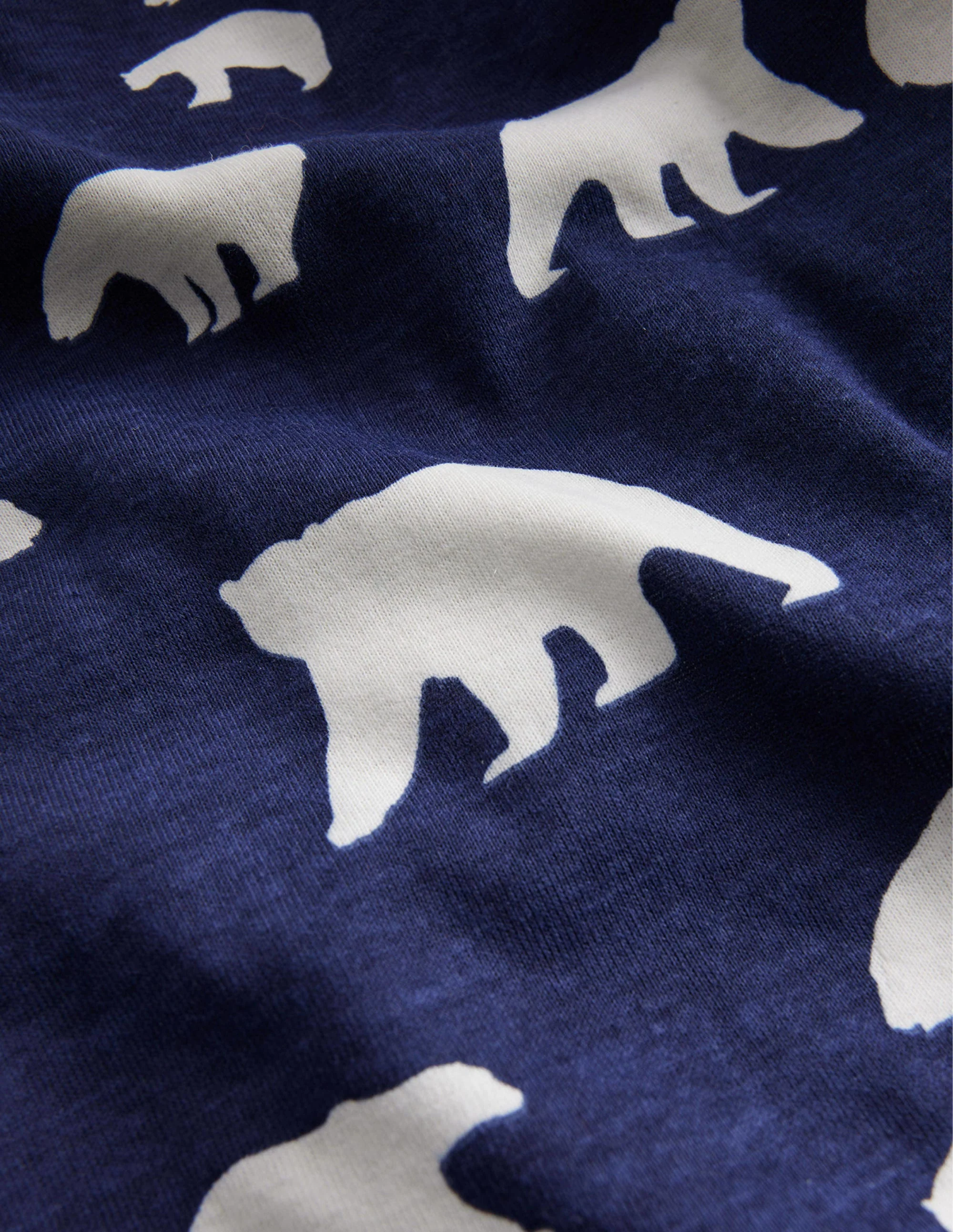 Single Glow-in-the-dark Pyjama-Delft Blue Polar Bear - Image 3