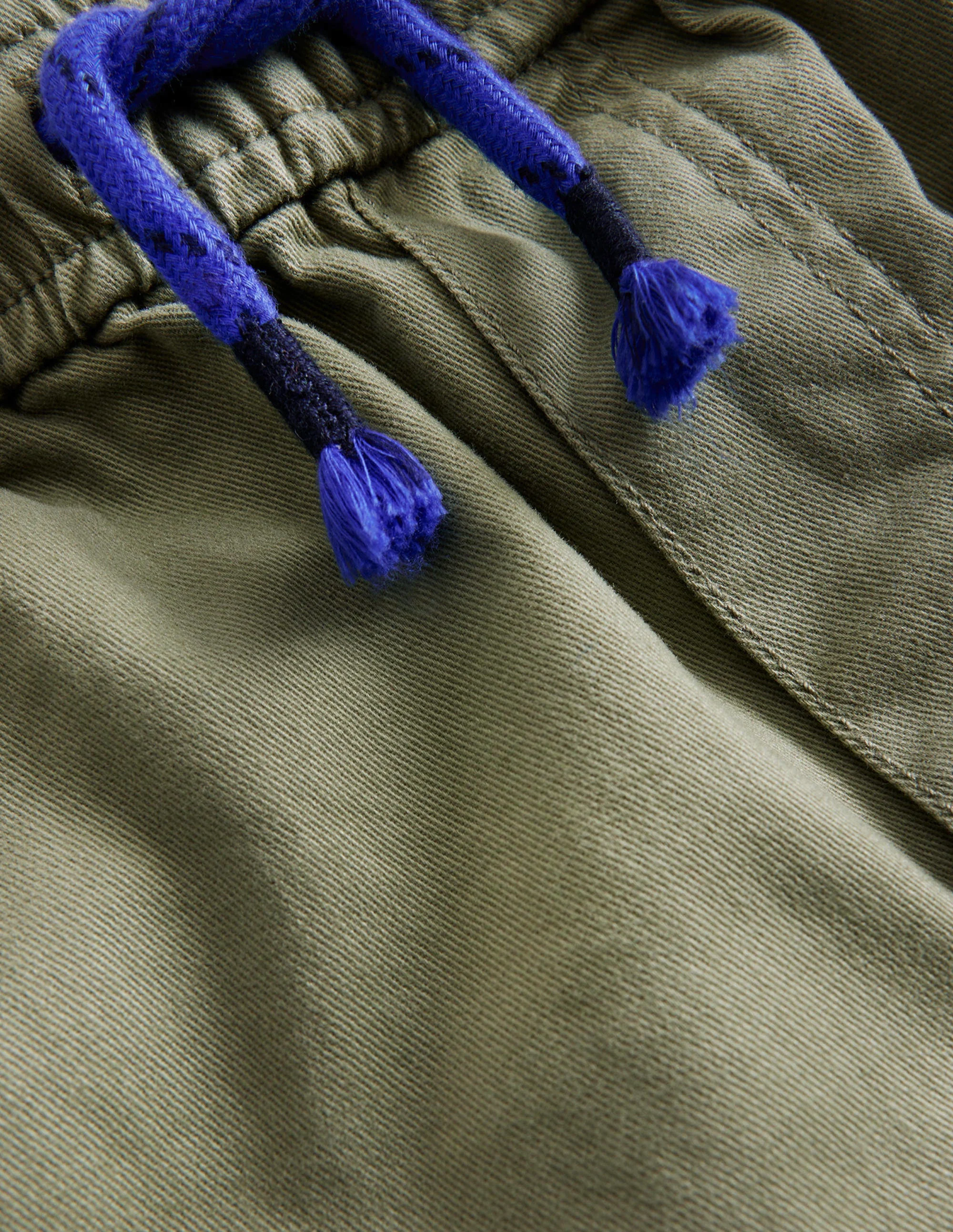Slim Pull-On Trousers-Pottery Green - Image 3