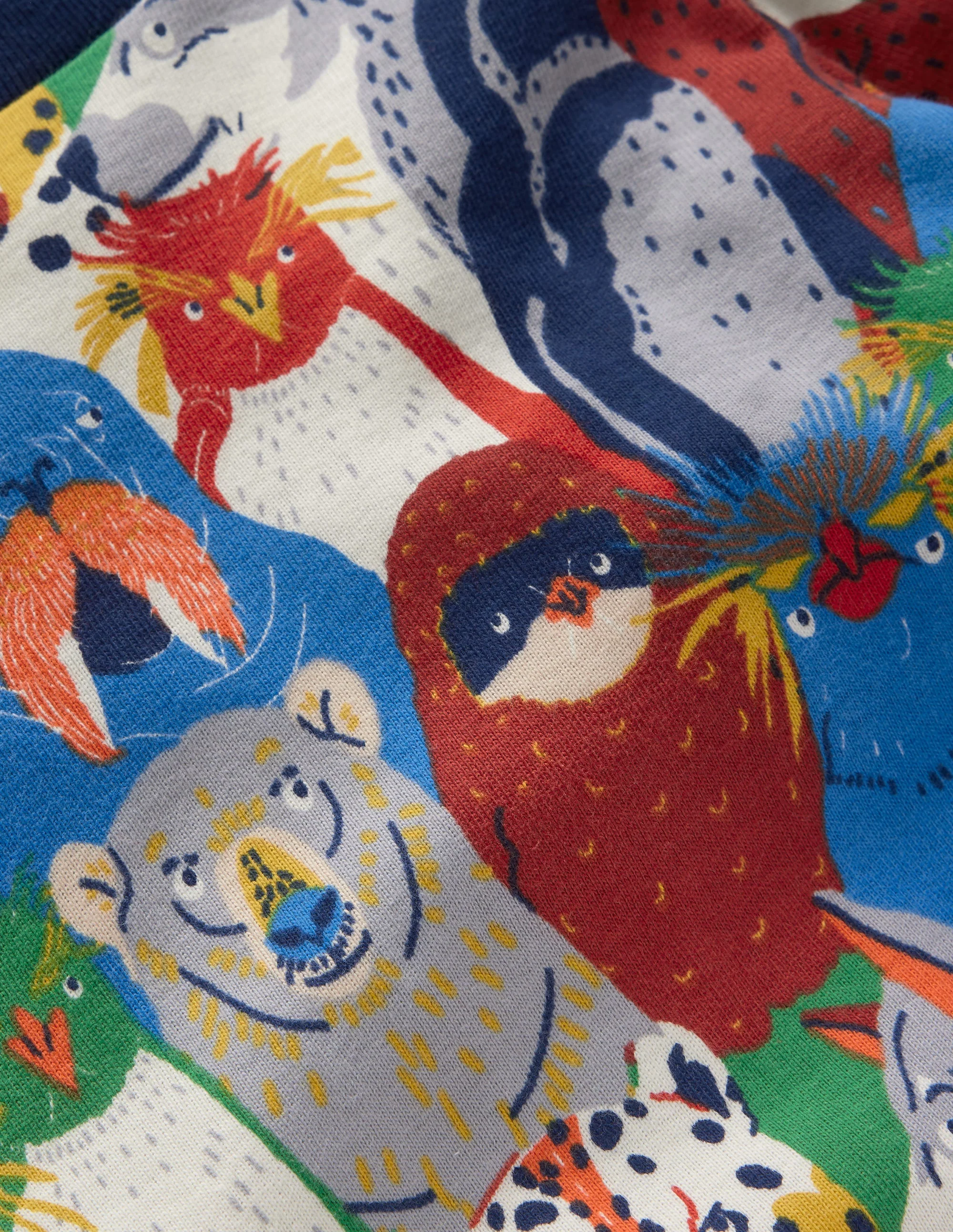 Snug Long John Pyjamas-Multi Arctic Audience - Image 3