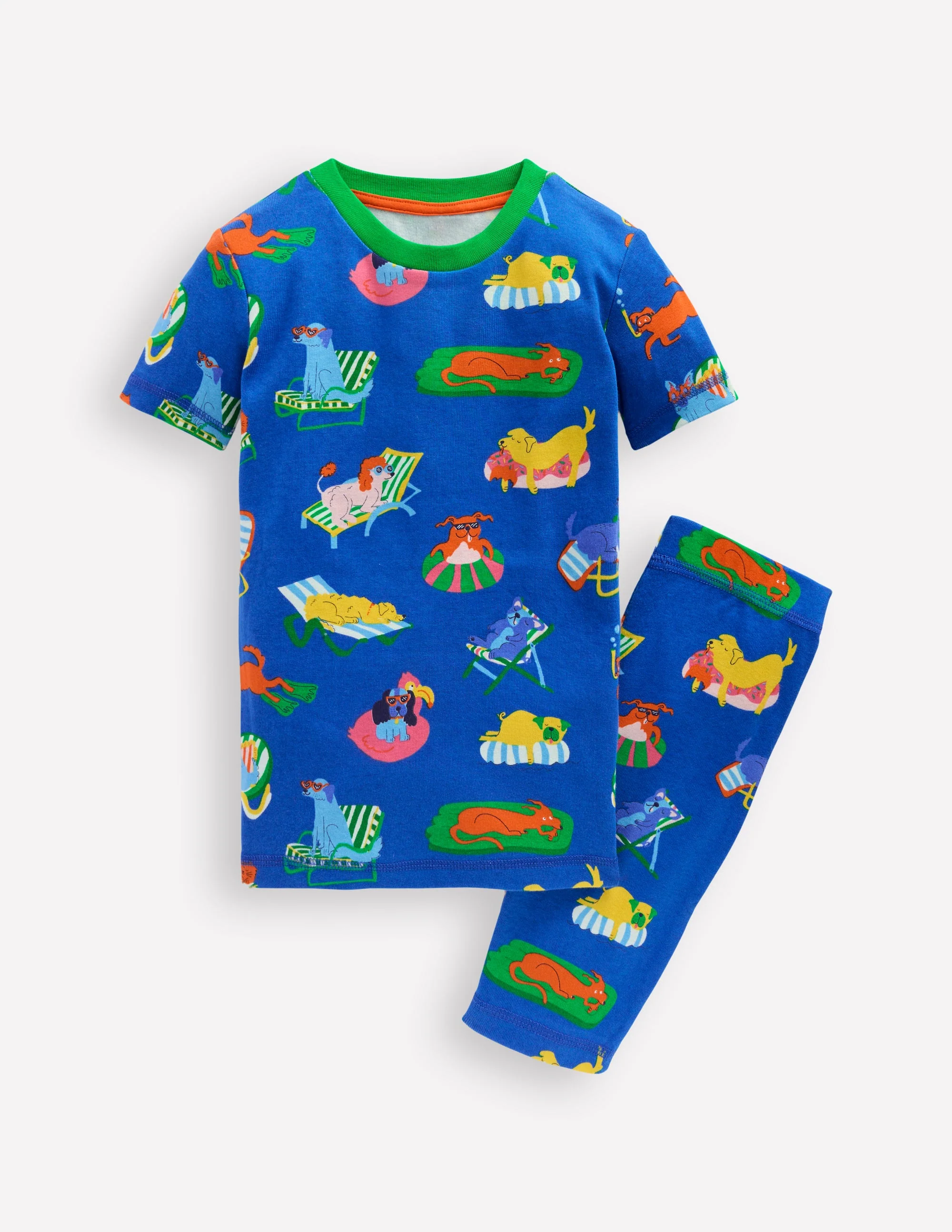 Snug Short John Pyjamas-Poolside Pets - Image 4