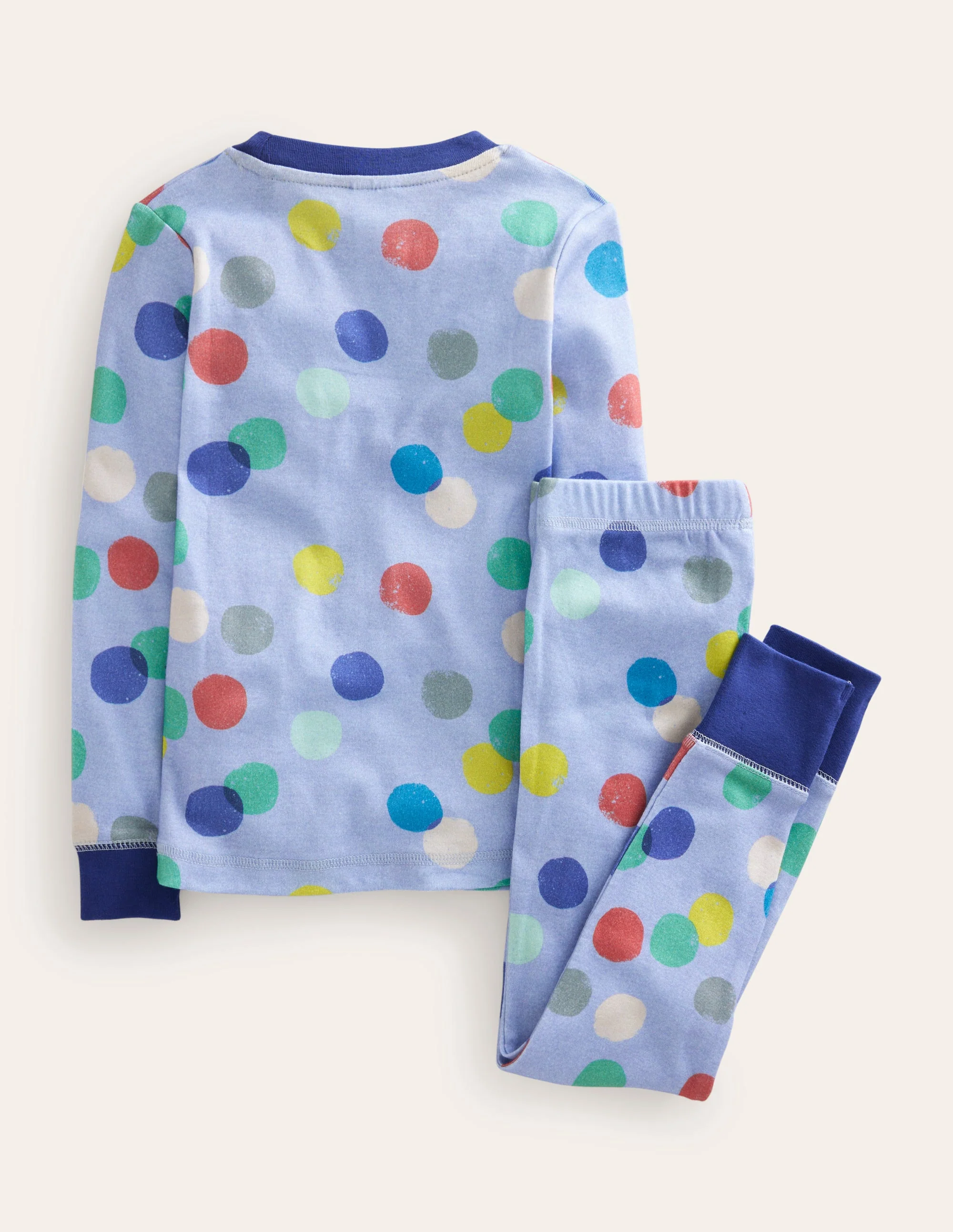 Snug Single Long John Pyjamas-Multi Spot - Image 2