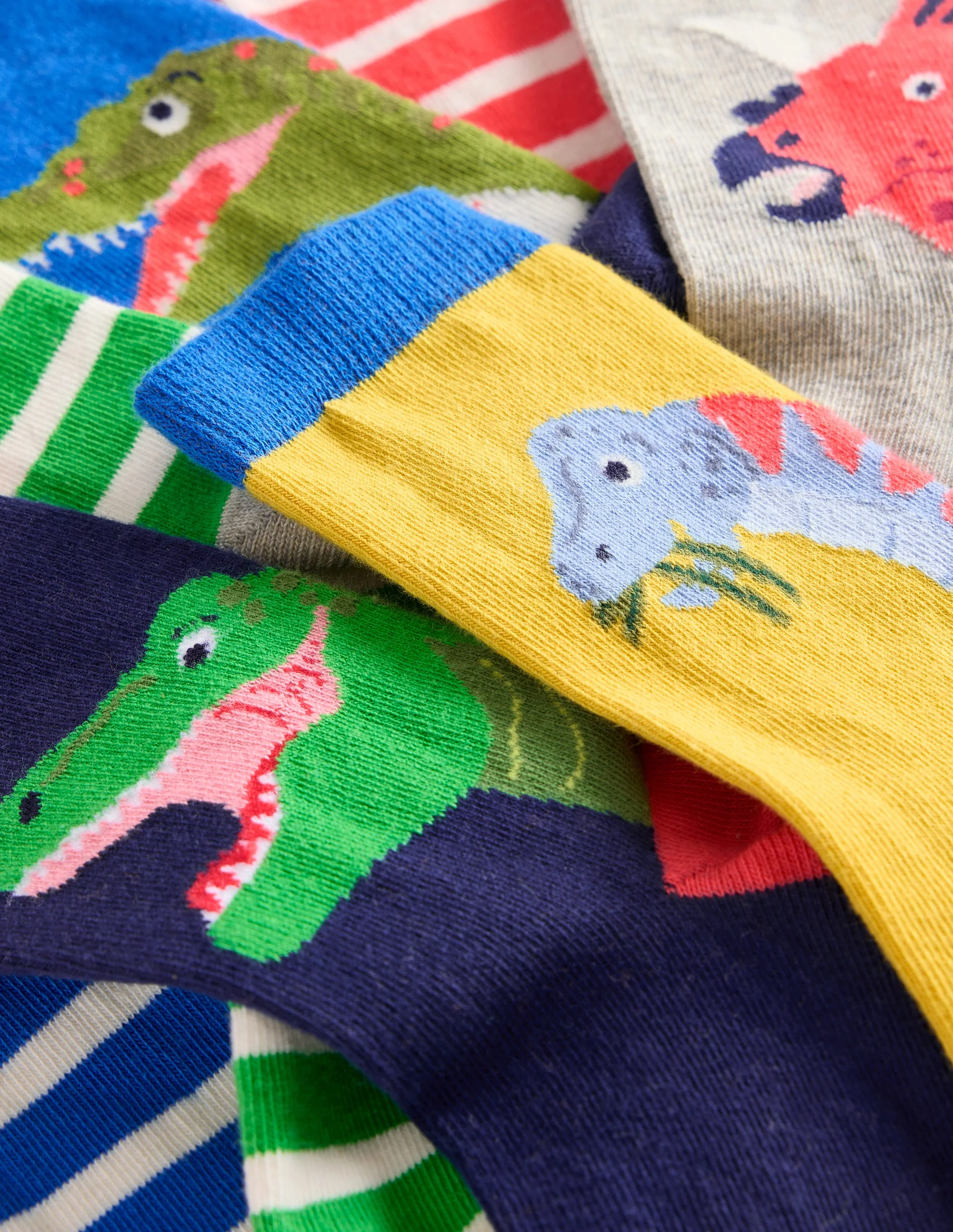 Socks 7 Pack-Multi Dinosaurs - Image 2