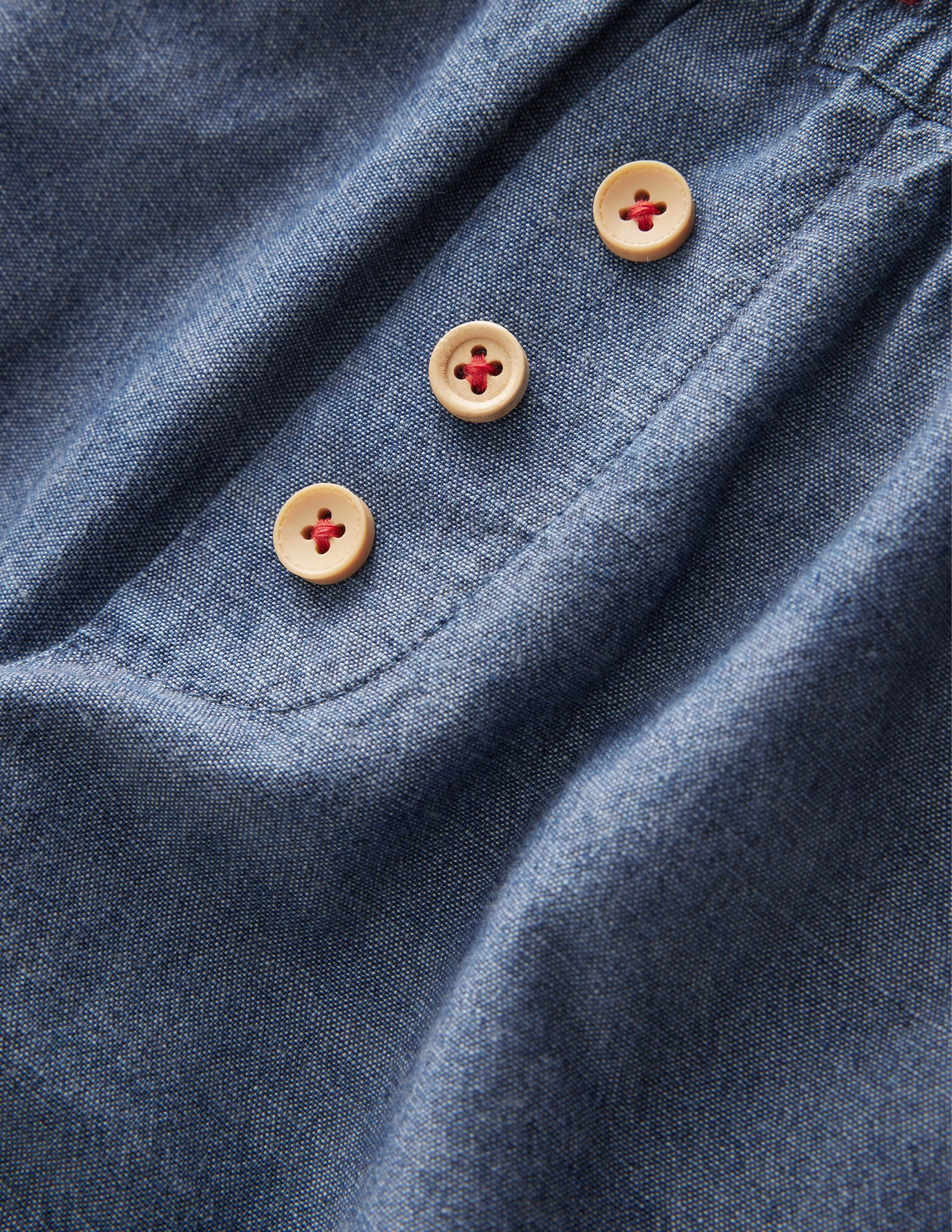 Summer Pull-On Trousers-Dark Chambray - Image 3