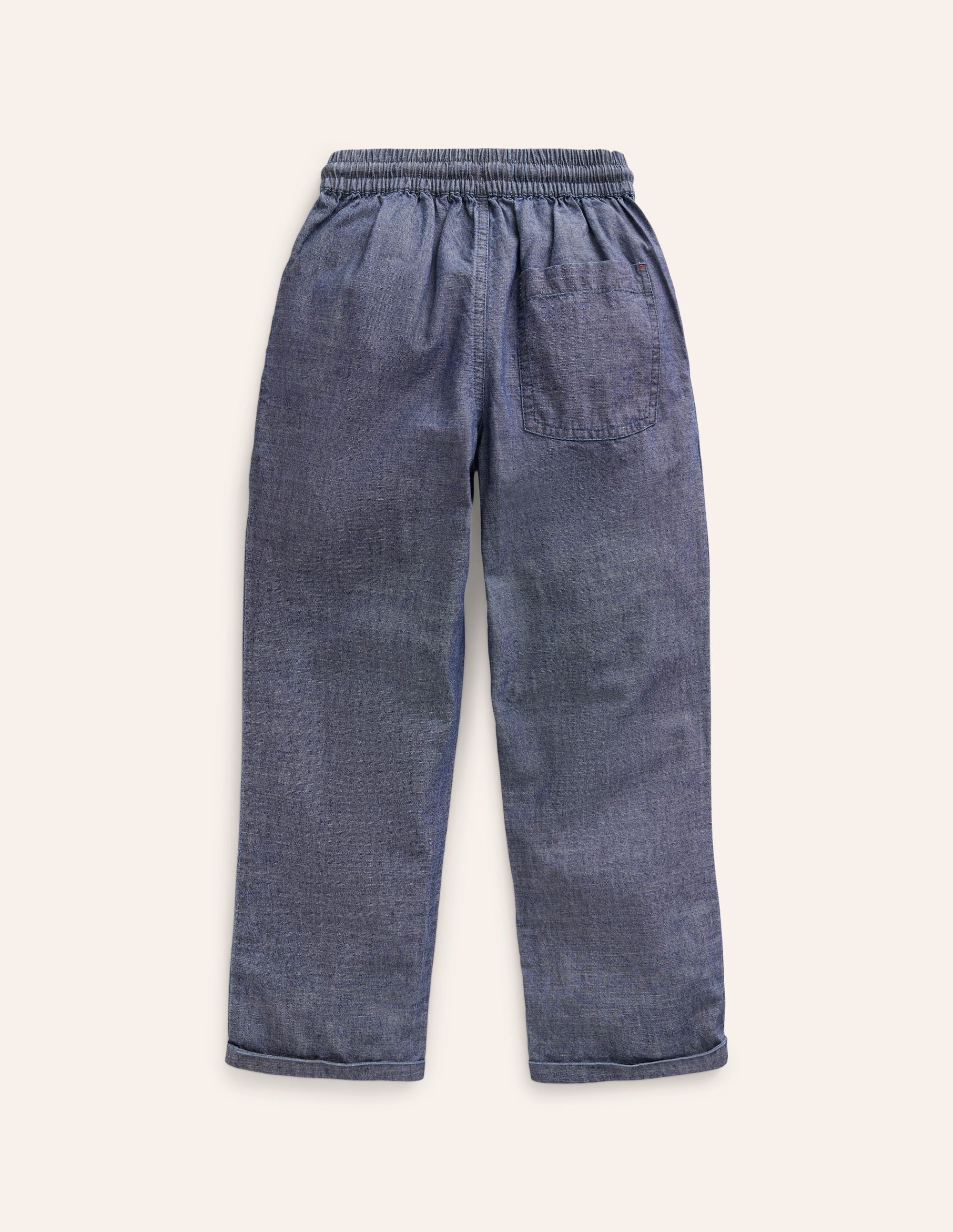 Summer Pull-On Trousers-Mid Chambray - Image 2