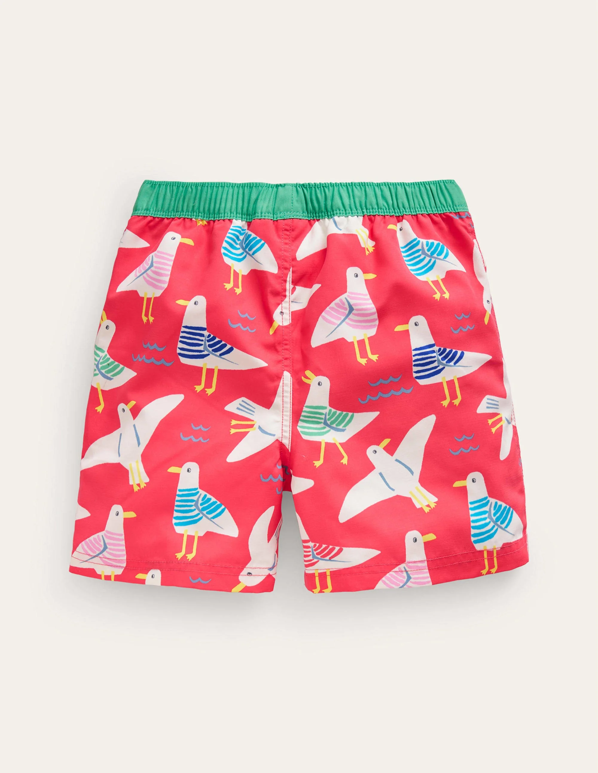 Swim Shorts-Cayenne/ Eggnog Seagulls - Image 2