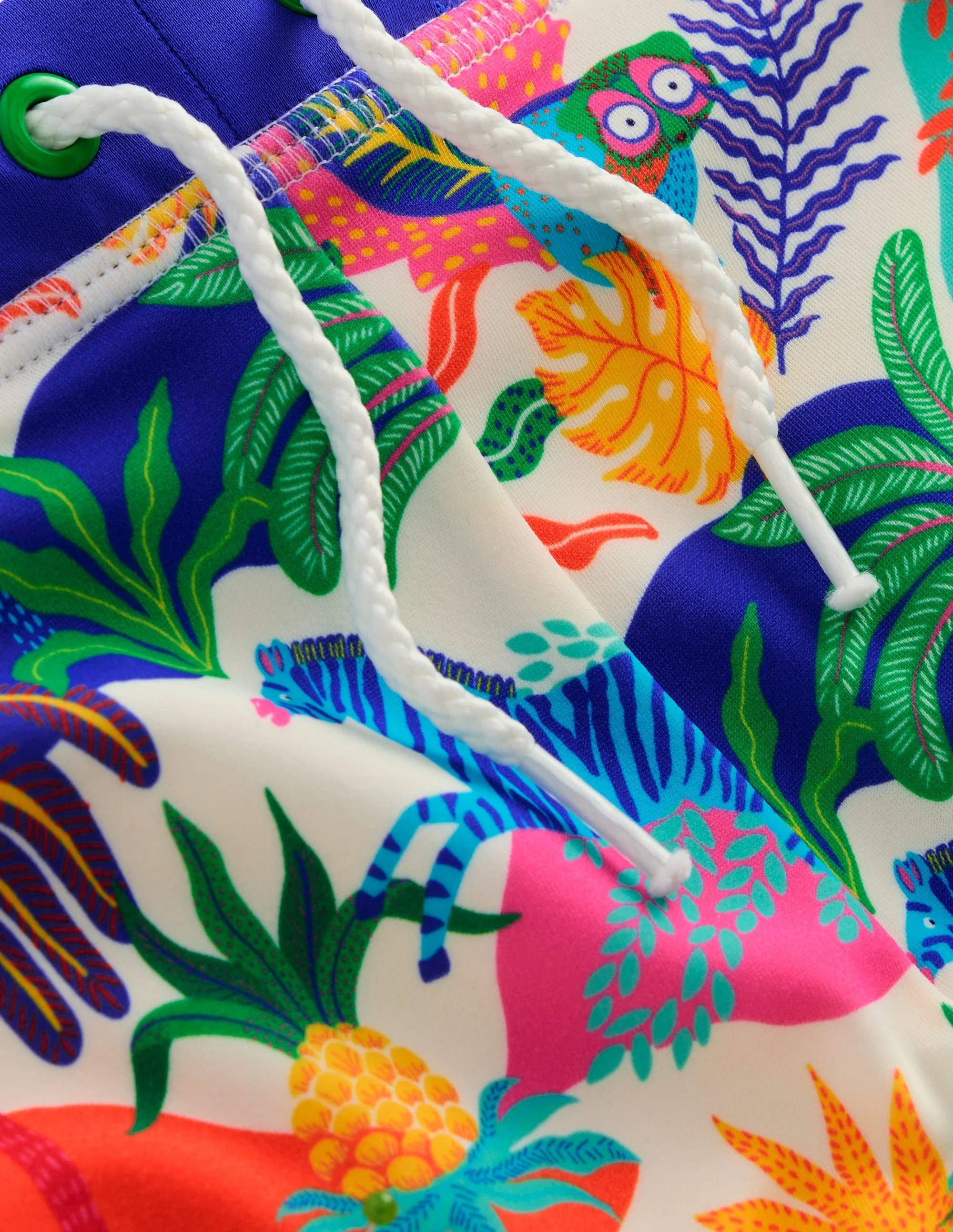 Swim Trunks-Ivory Multi Jungle - Image 3