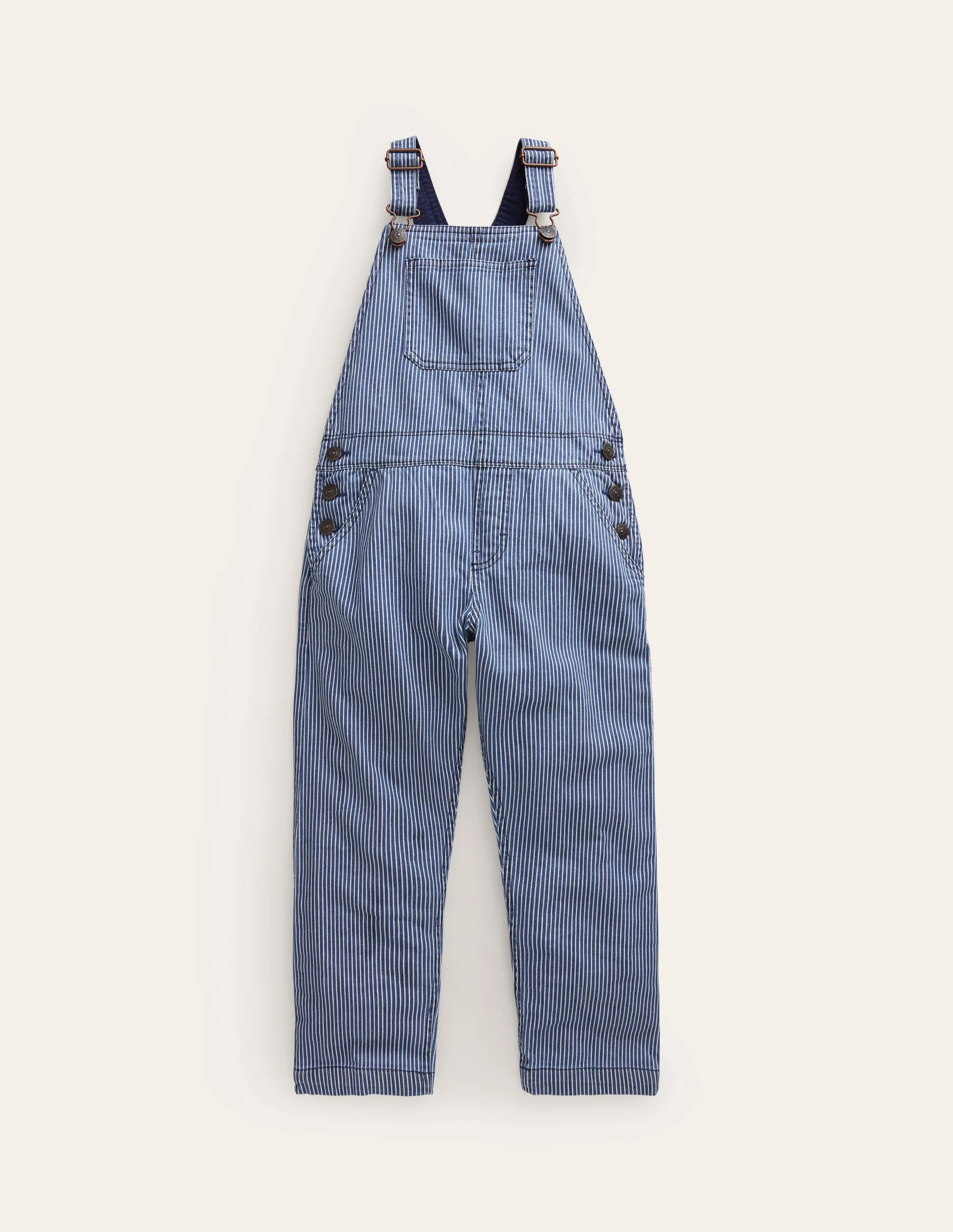Ticking Stripe Dungaree-Classic Ticking Stripe