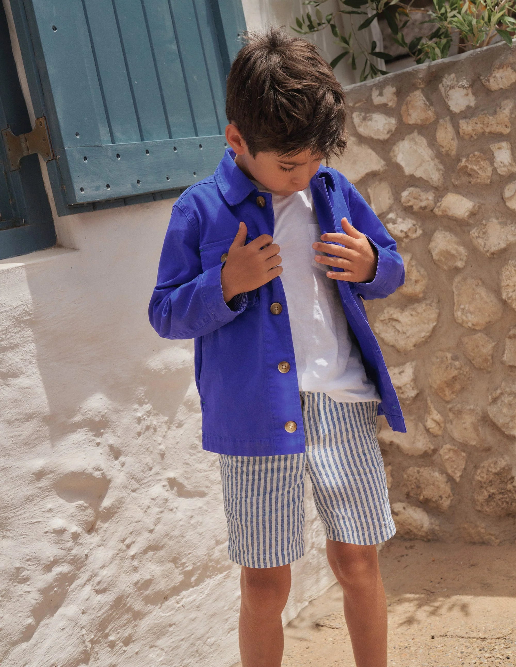 Utility Jacket-Blue - Image 4