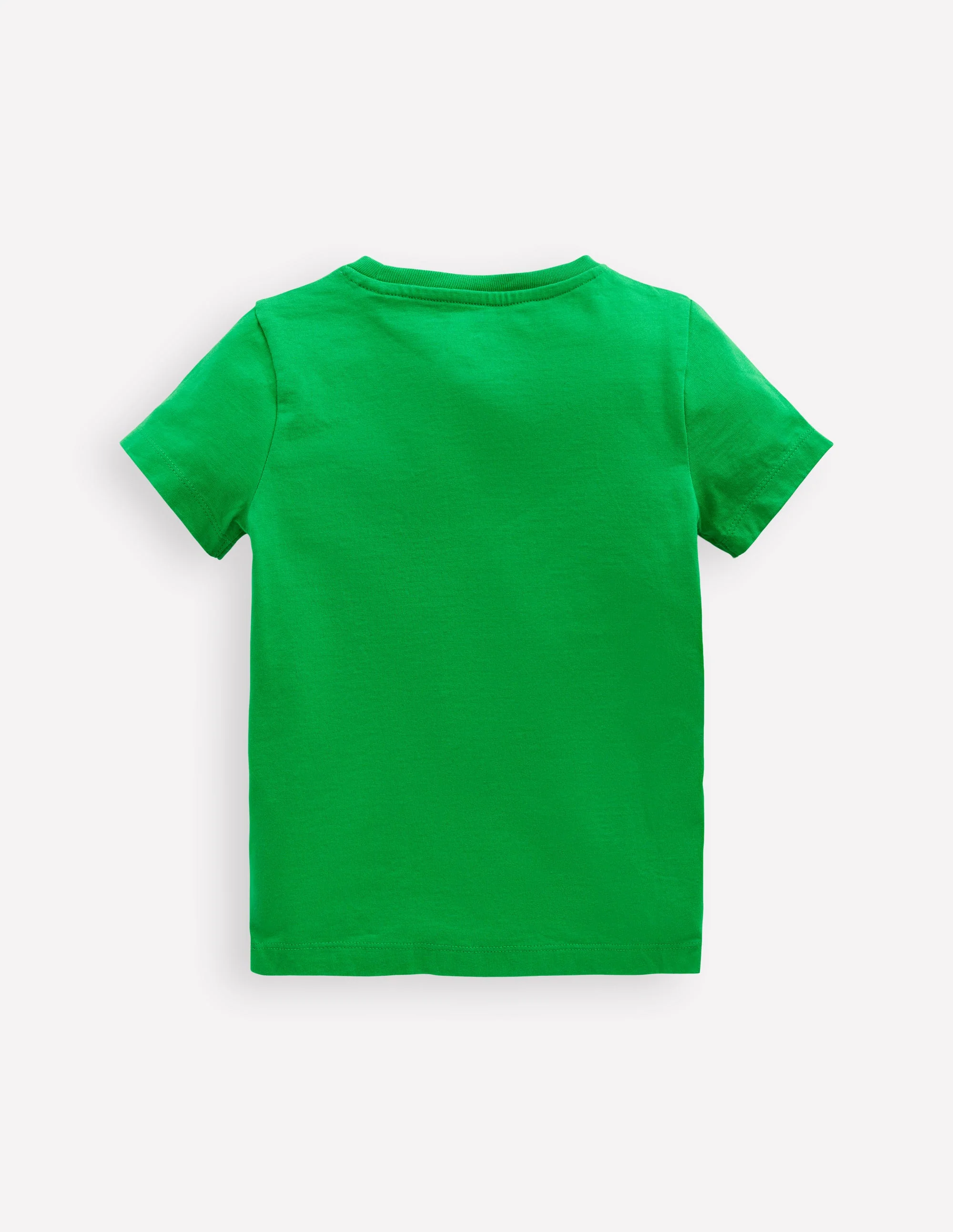 Zip Applique T-shirt-Sapling Green Whale - Image 2