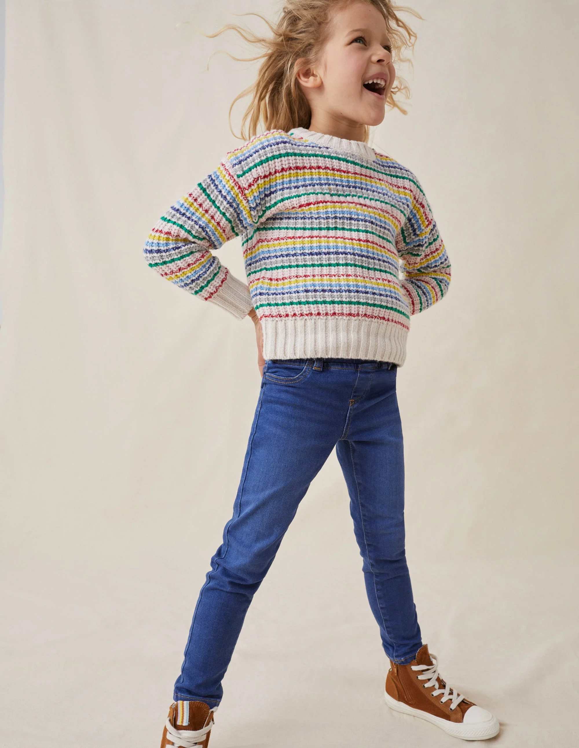 Adventure-Flex Denim Leggings-Mid Vintage - Image 4