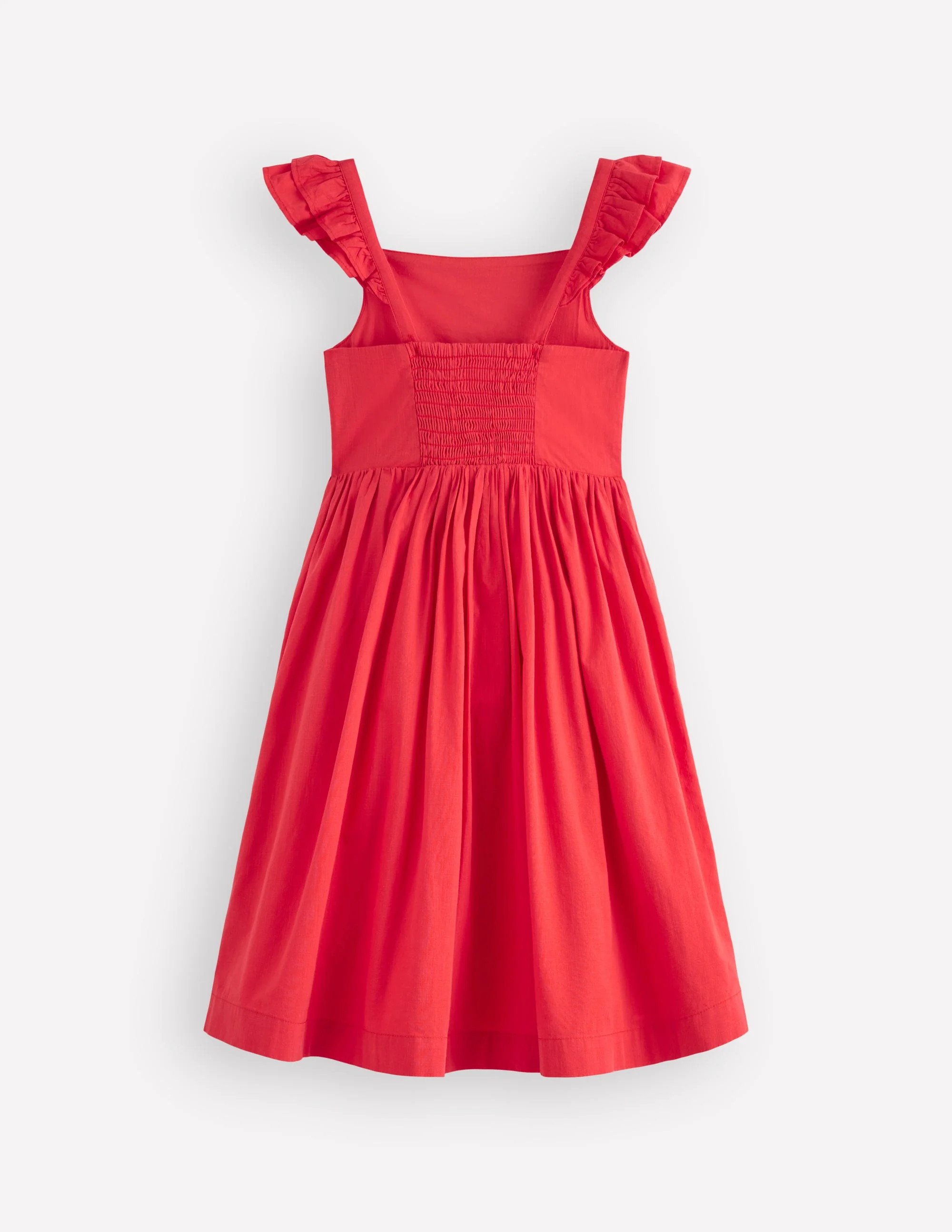 Annalisa Twirly Sundress-Spicy Red Embroidery - Image 2