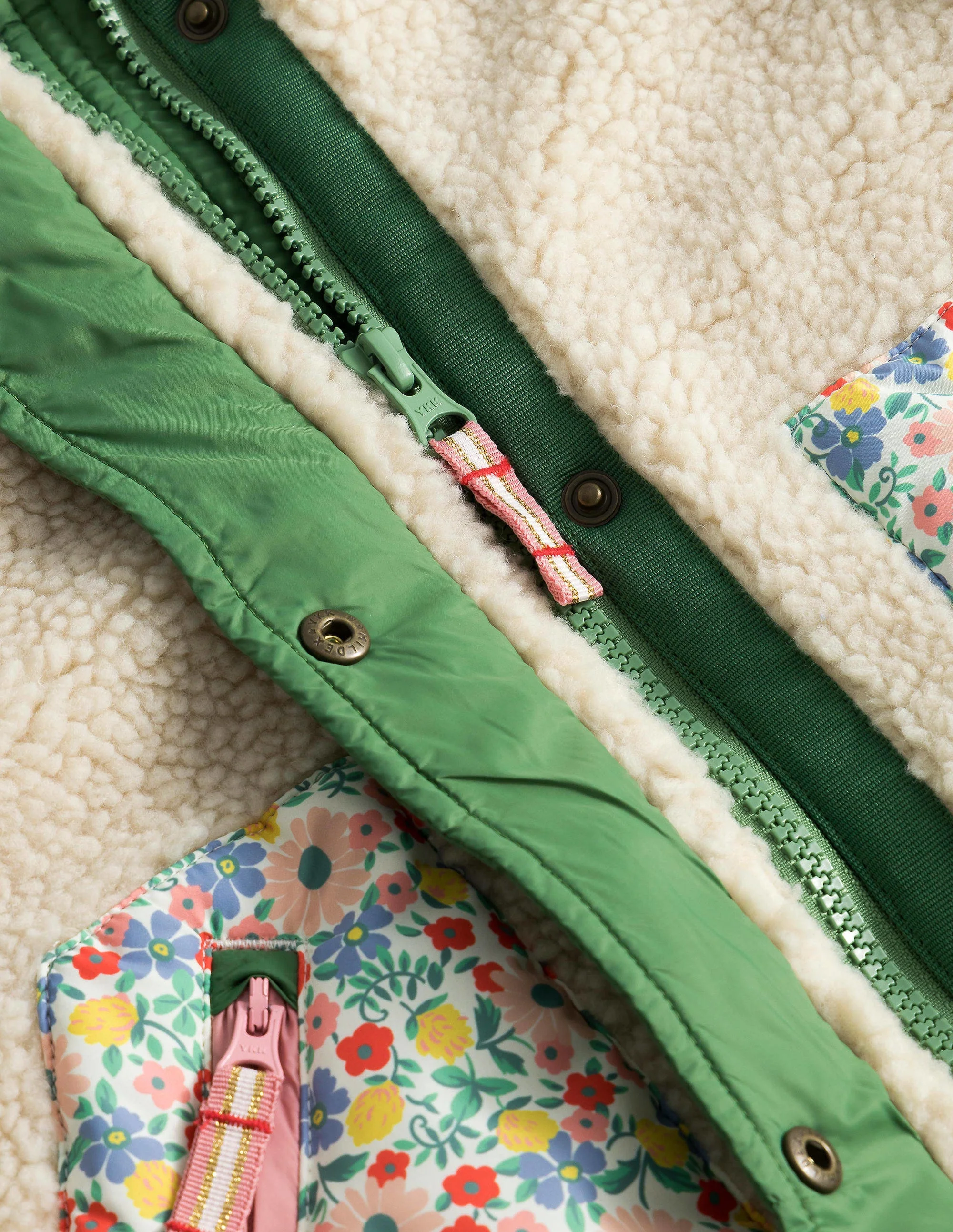 Borg Mix Coat-Vanilla Pod Floral - Image 3