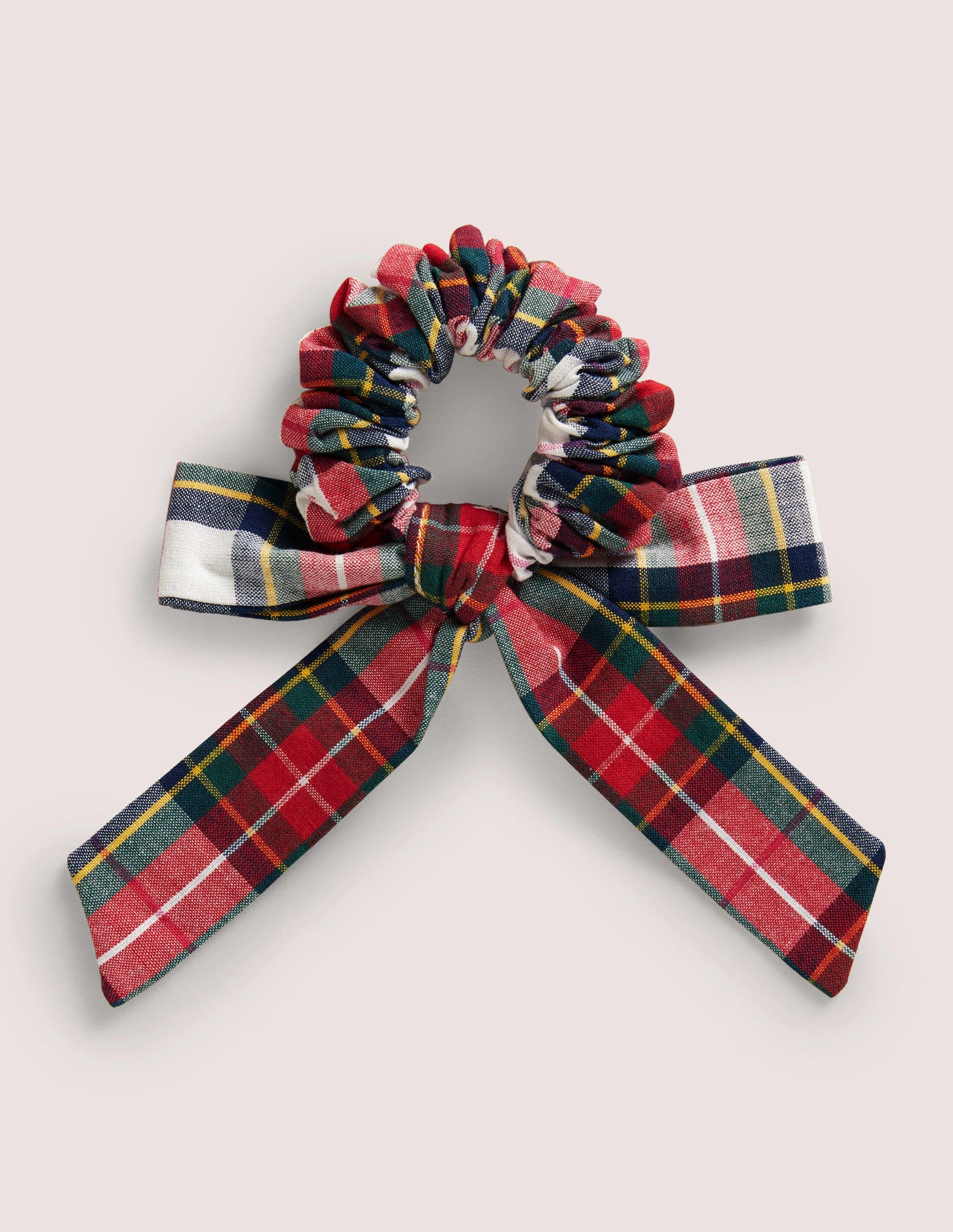 Bow Scrunchie-Multi Check - Image 2
