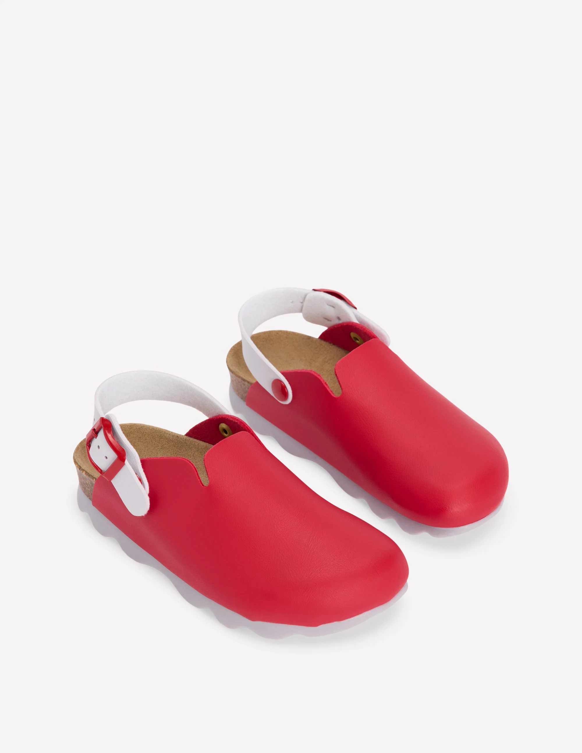 Colourblock Clogs-Firecracker Red - Image 2