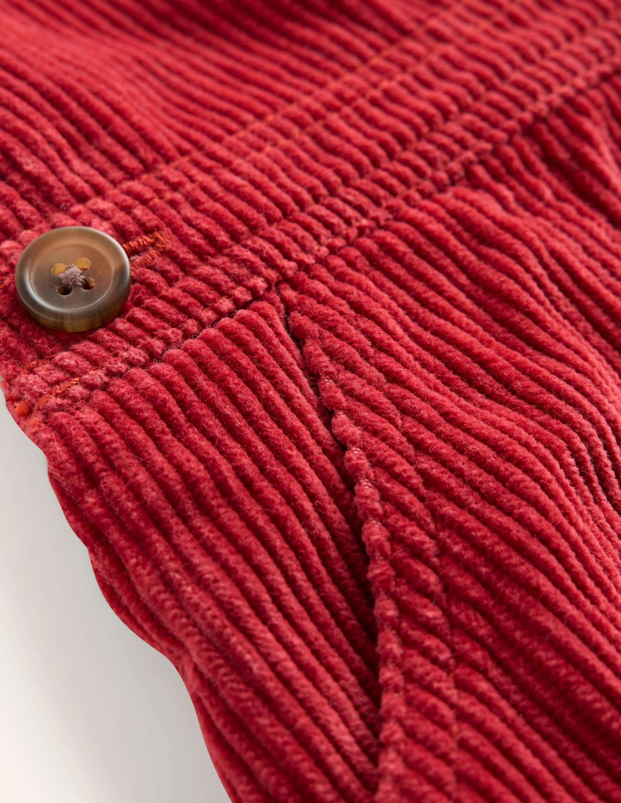 Dungaree Dress-Conker Brown Cord - Image 3