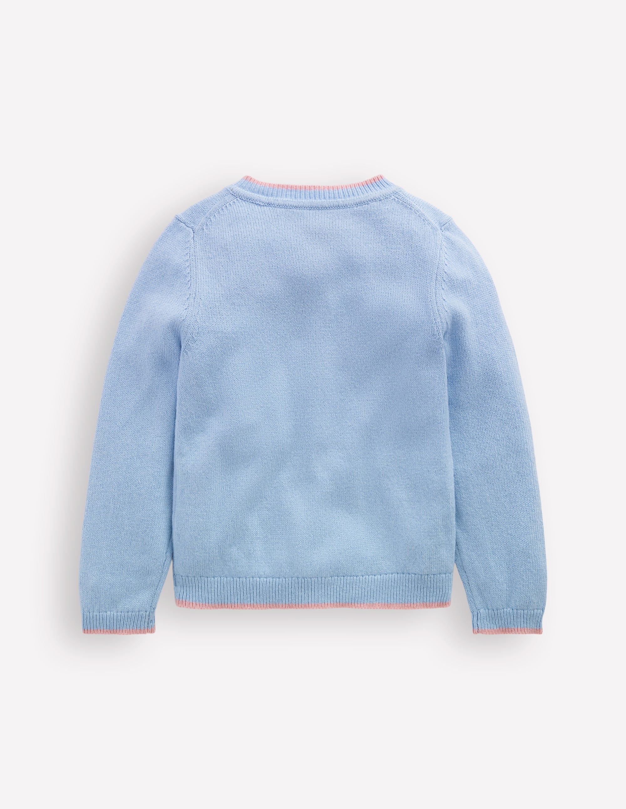 Evelyn Fun Logo Cardigan-Vintage Blue Chicks - Image 2