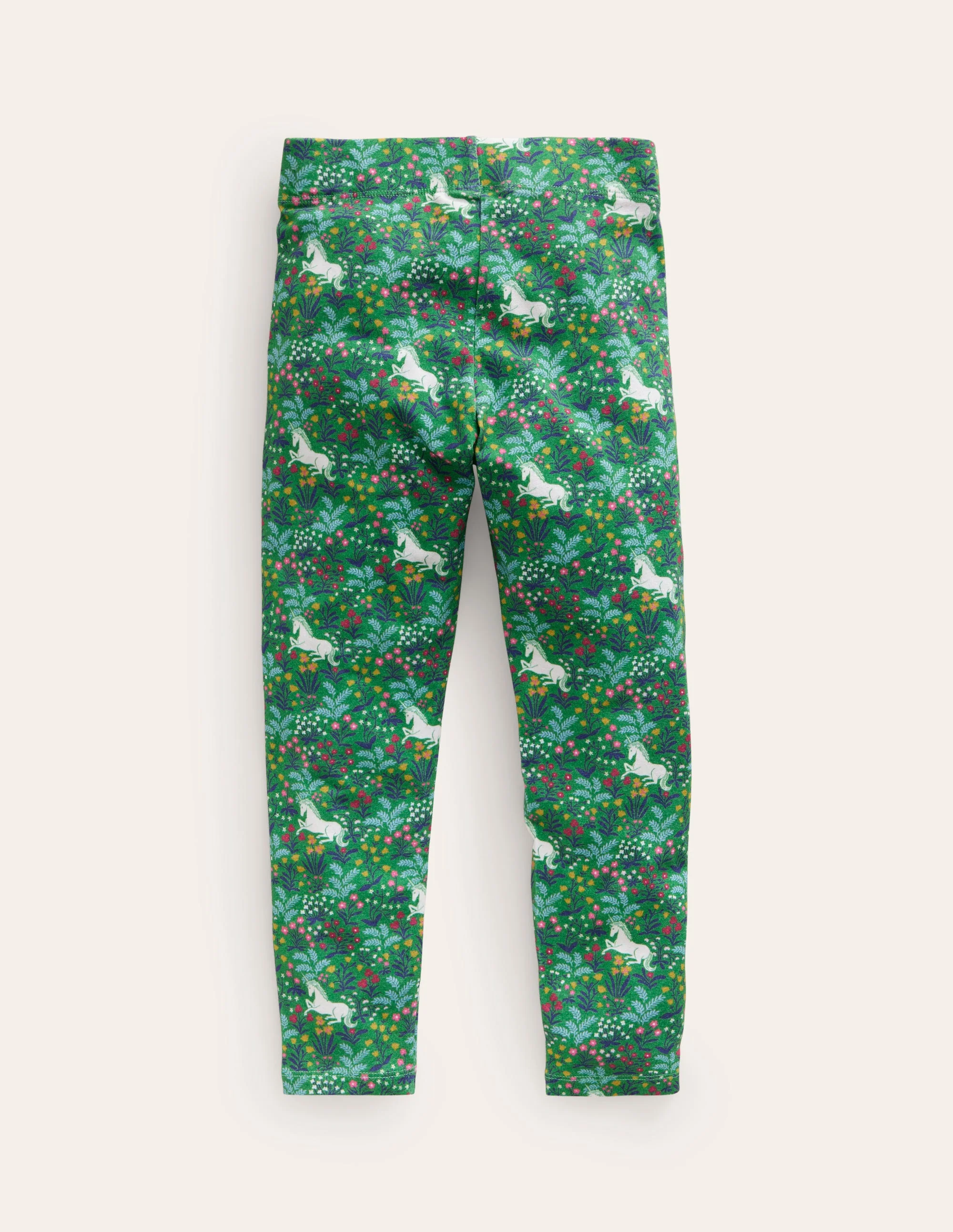 Fun Leggings-Deep Green Unicorn - Image 2