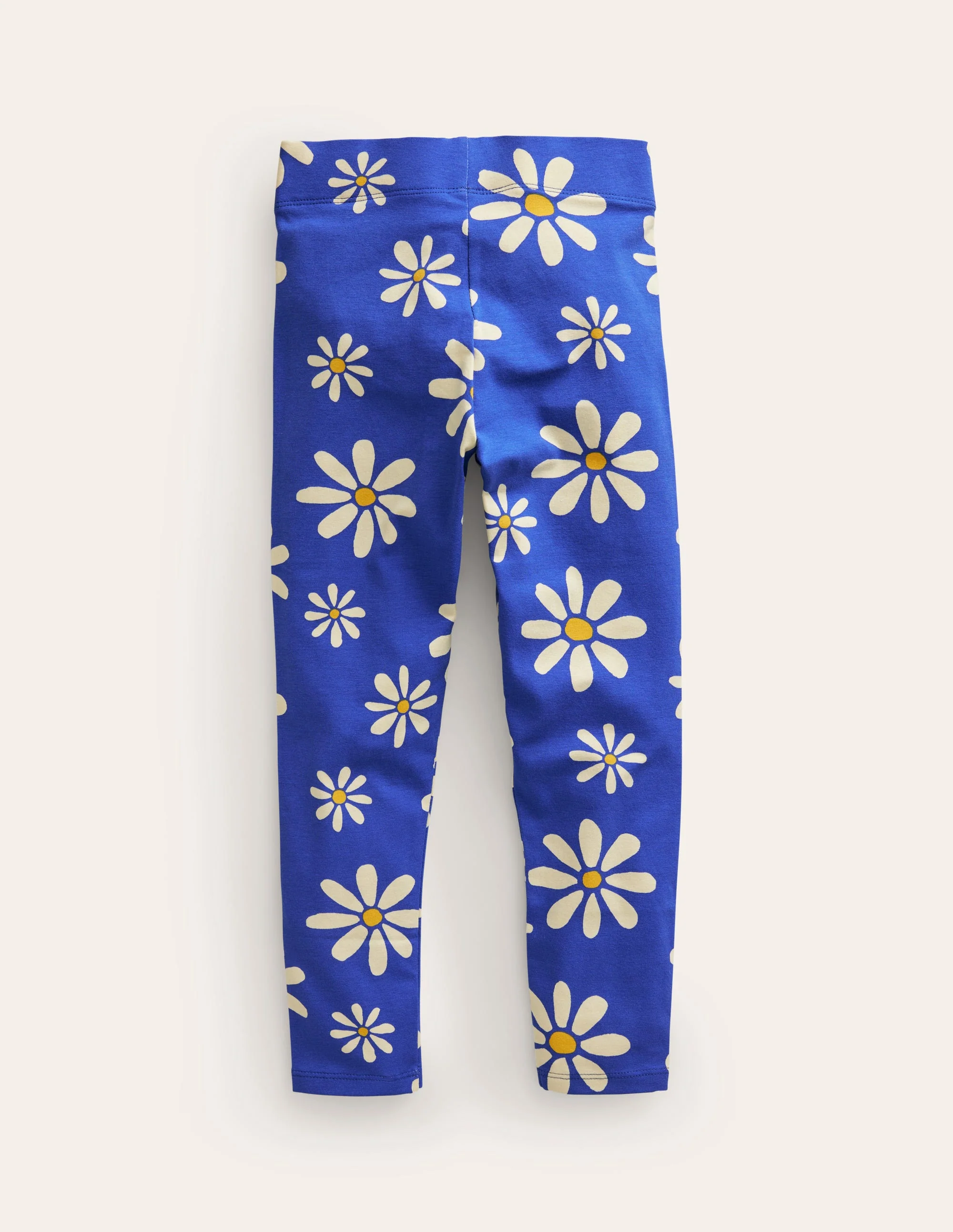 Fun Leggings-Sapphire Blue Daisies - Image 2