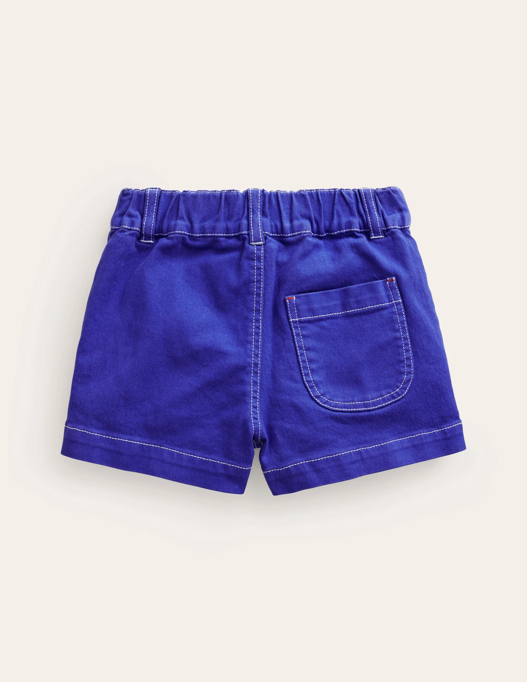 High Waisted Shorts-Blue Heron - Image 2