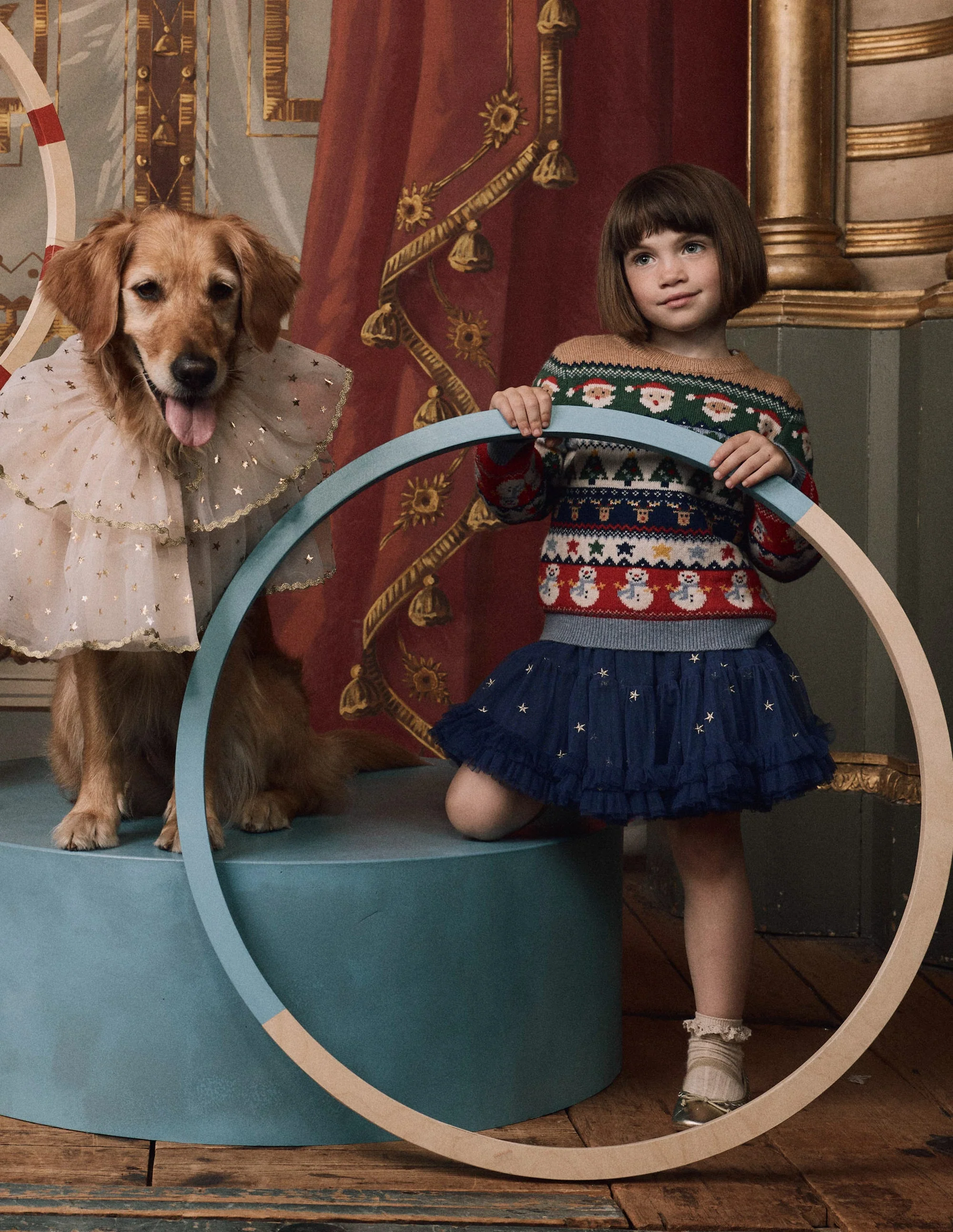 Interest Tulle Skirt-Navy Stars - Image 7
