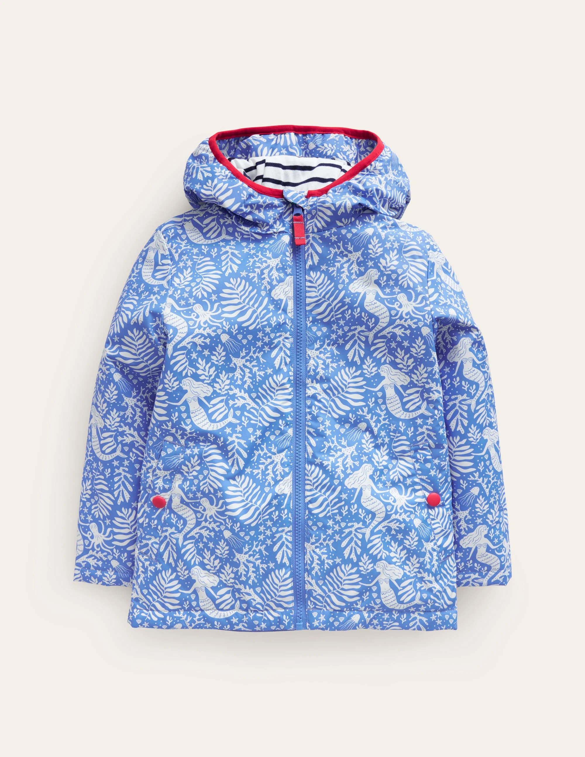 Jersey Lined Anorak-Wisteria Blue Mermaids