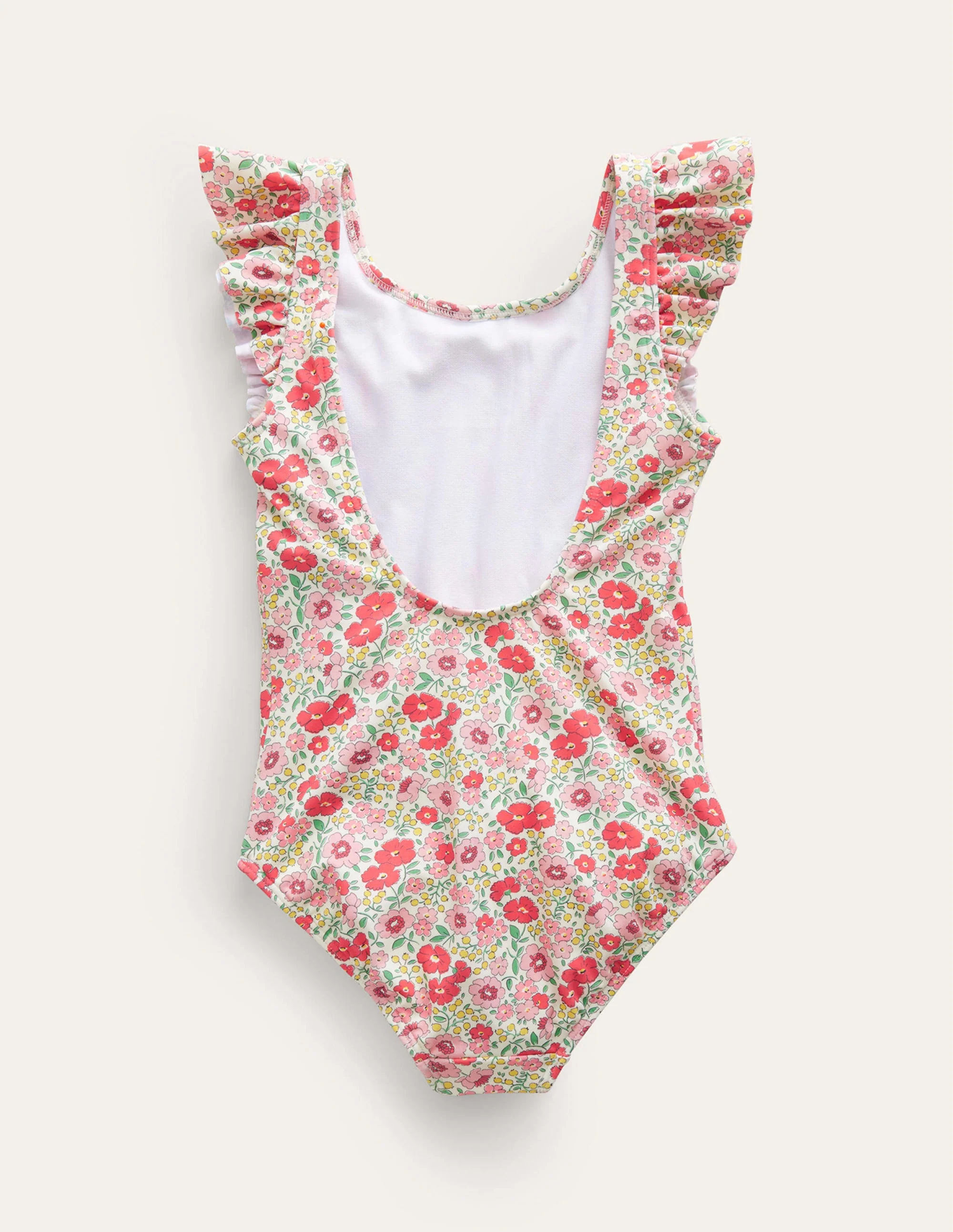 Logo Flutter Sleeve Swimsuit-Flowerbed Hearts - Image 2