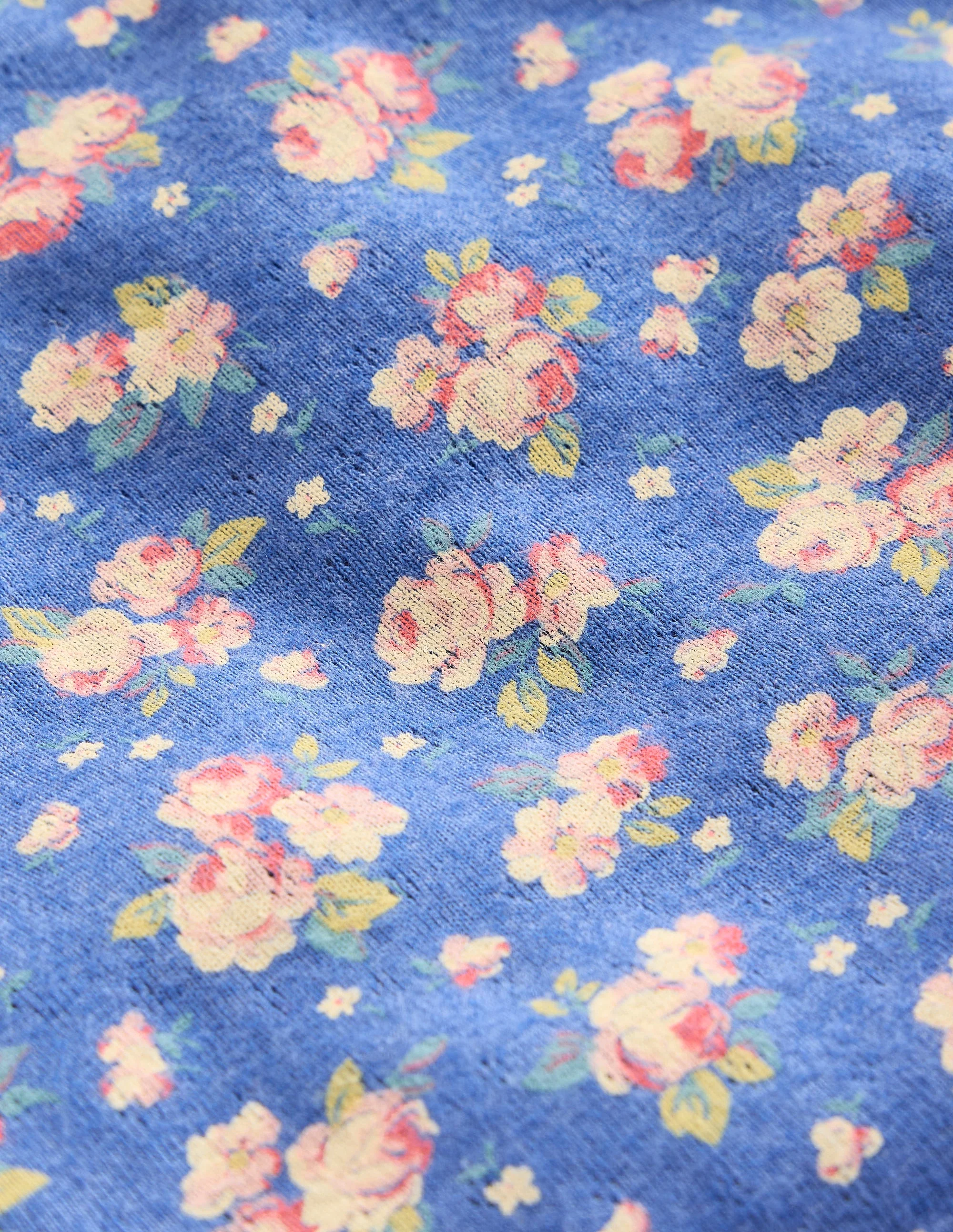 Long Sleeve Pointelle Top-Cherry Toile - Image 3