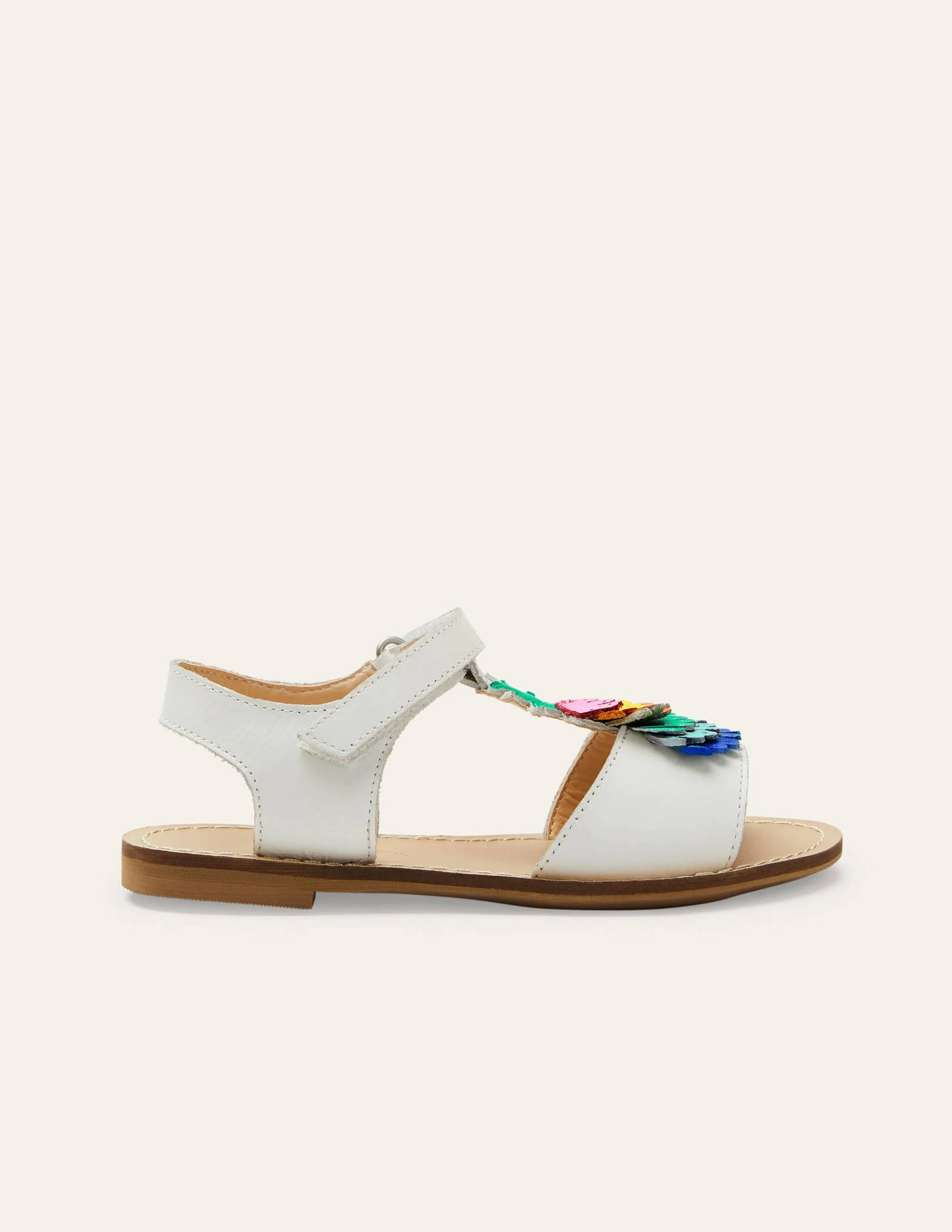Novelty Leather Sandals-Multi Pineapple - Image 3